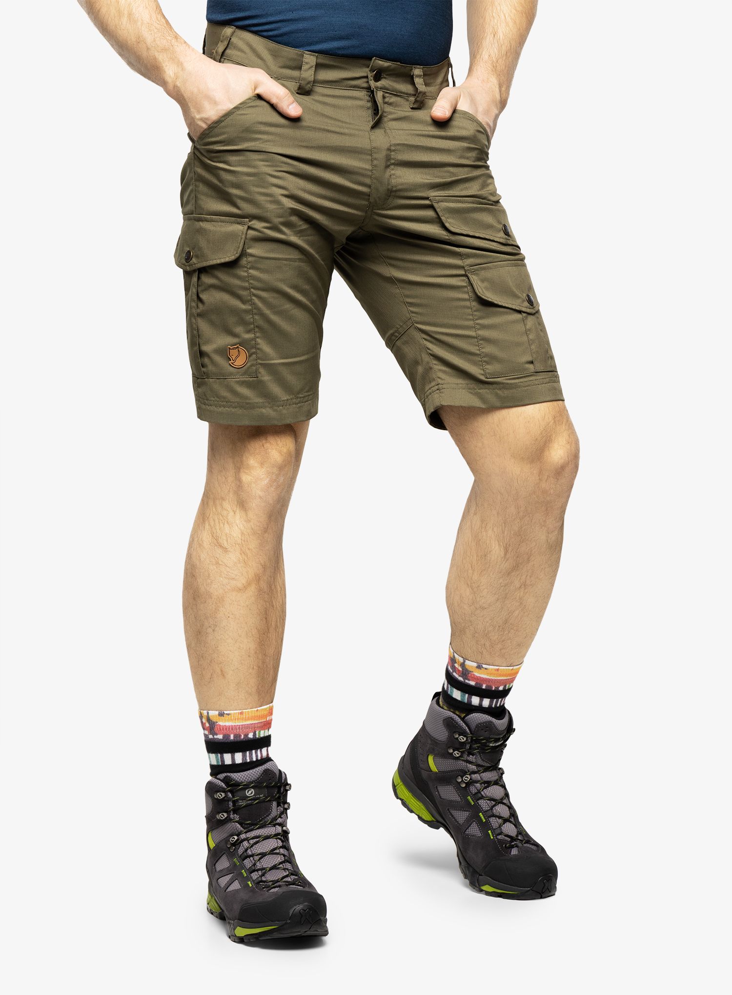 Outdoorové kraťasy Fjallraven Vidda Pro Lite Shorts - laurel green
