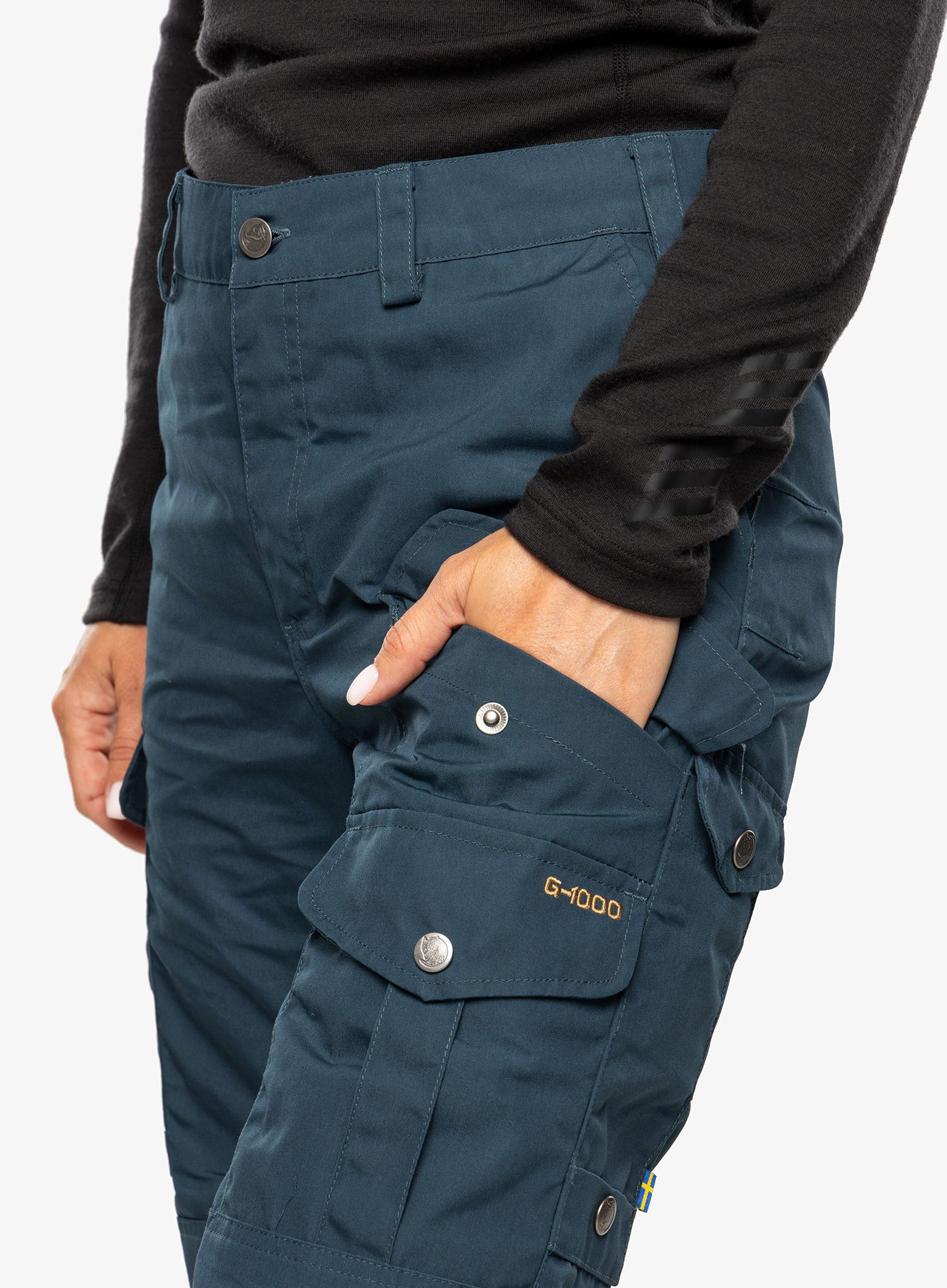 Trekové kalhoty dámské Fjallraven Vidda Pro Trousers - mountain blue