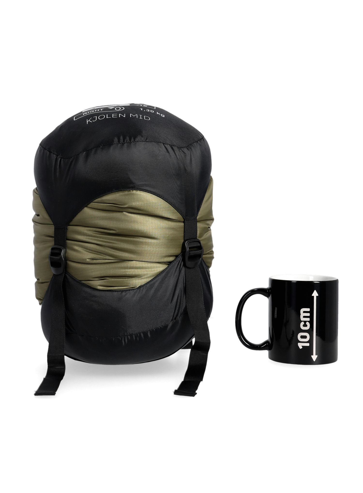 Spacák Fjord Nansen Kjolen Mid (178 cm) - olive drab