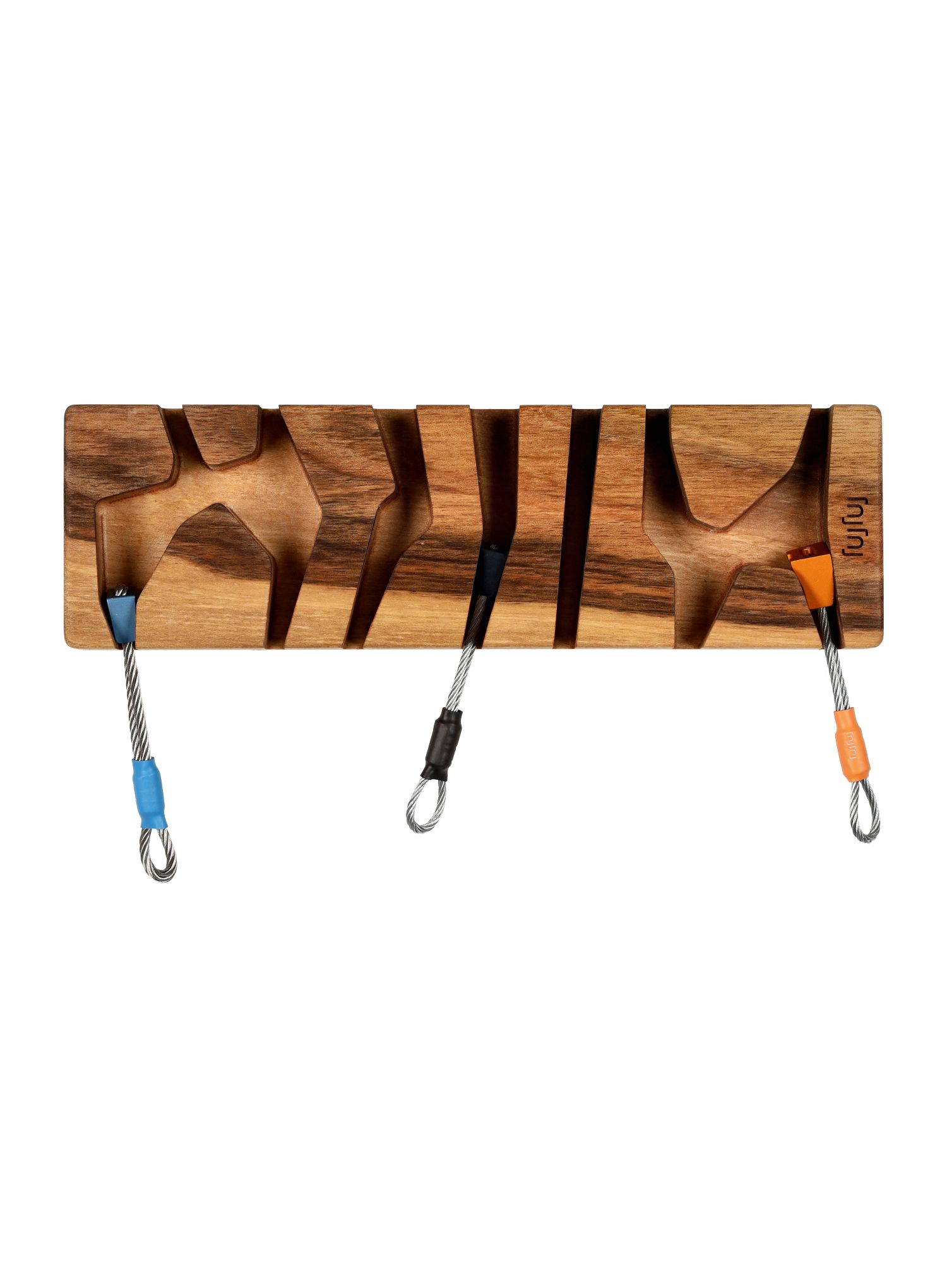 Věšák na klíče FujFuj Walnut Wood Rocker 