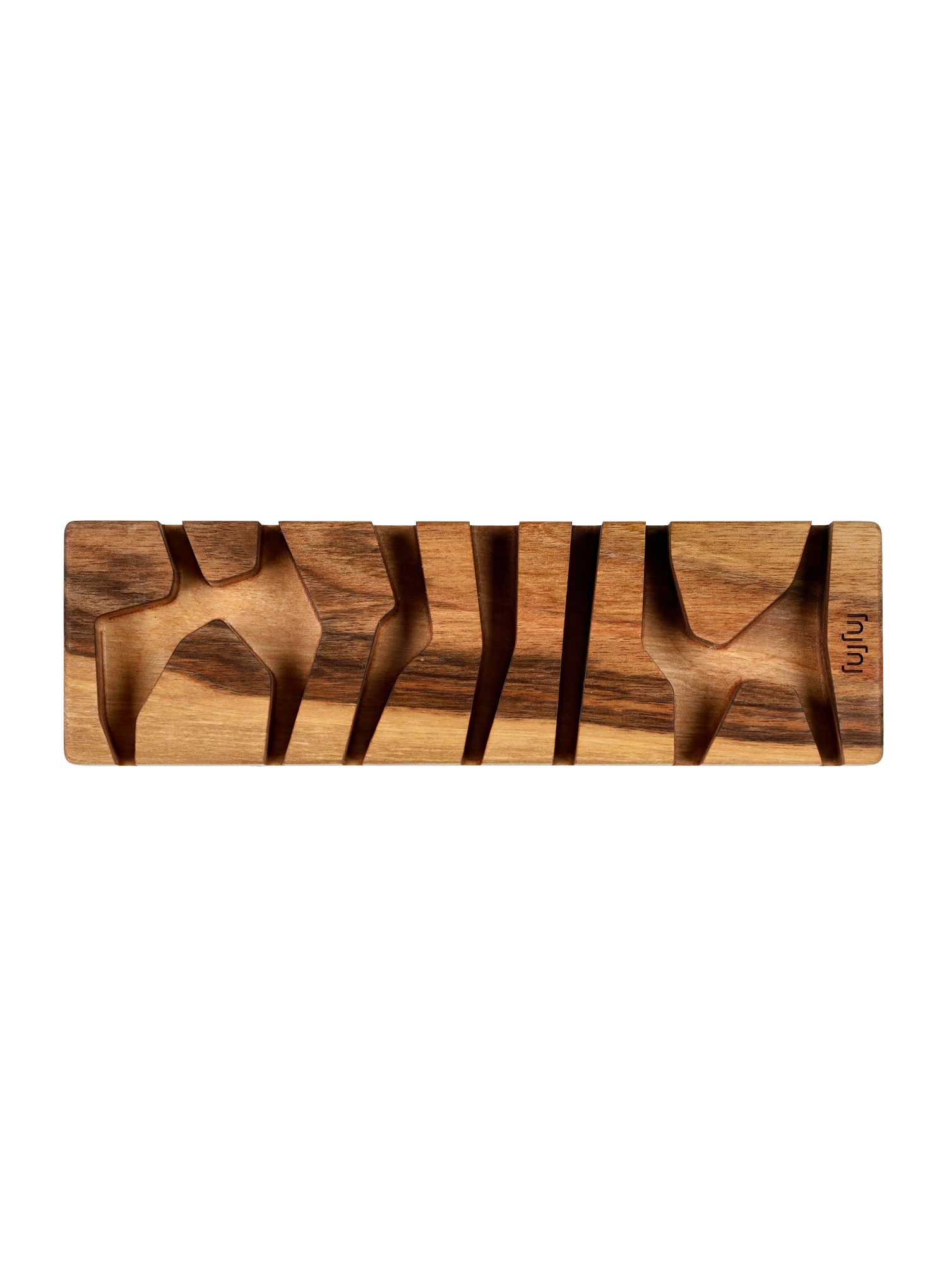 Věšák na klíče FujFuj Walnut Wood Rocker 