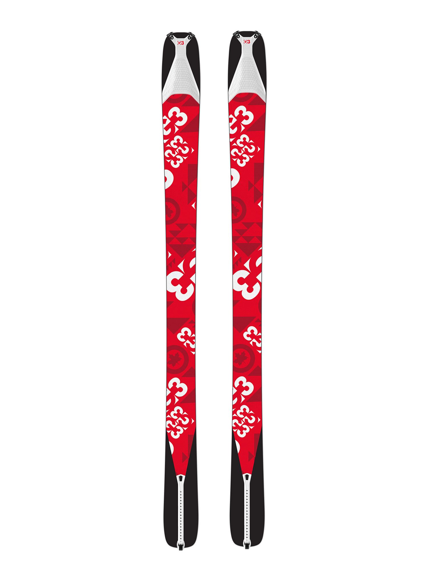 Stoupací pásy G3 Alpinist+ Universal ffDWR 115 mm - red