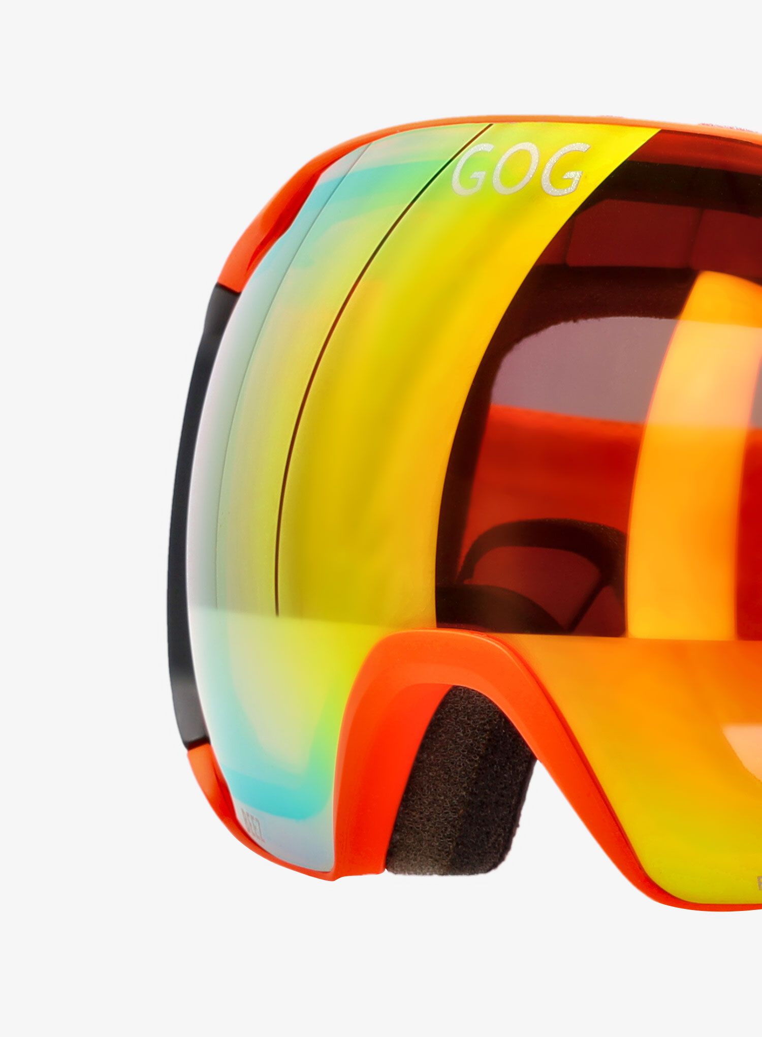 Lyžařské brýle GOG Beez - matt neon orange/poly.red