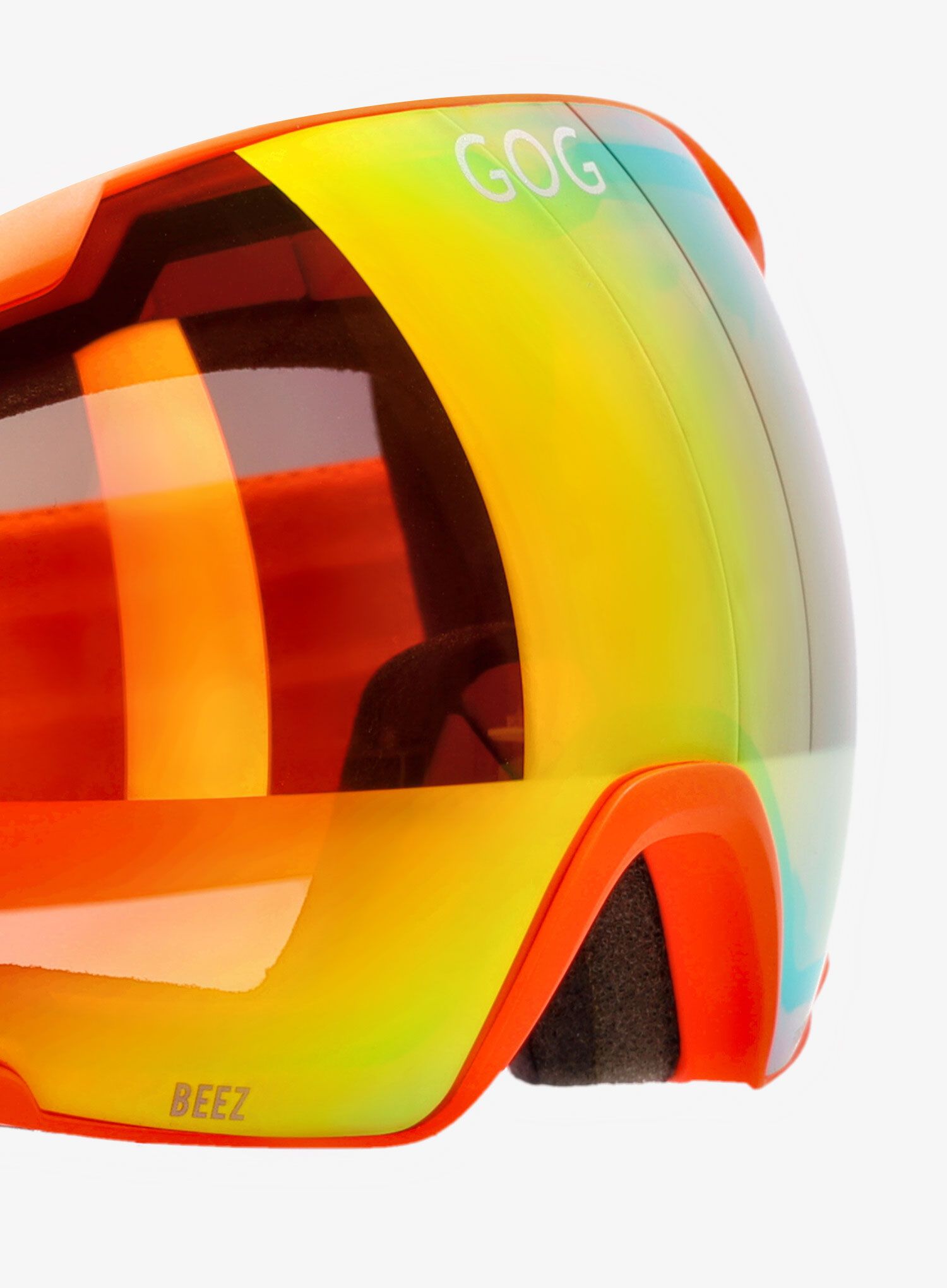 Lyžařské brýle GOG Beez - matt neon orange/poly.red
