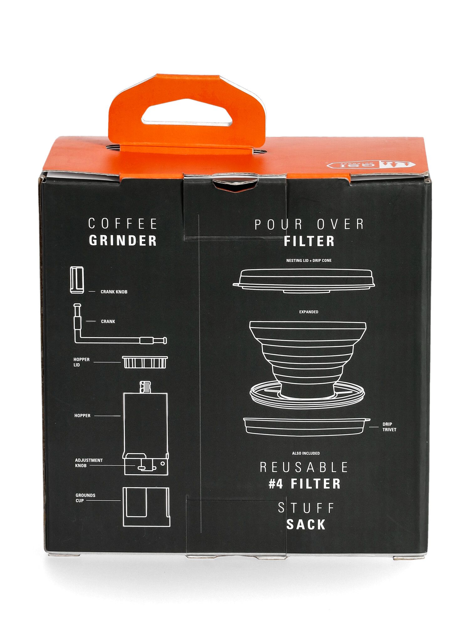 Cestovní kávovar GSI Outdoors Javagrind Pourover Set