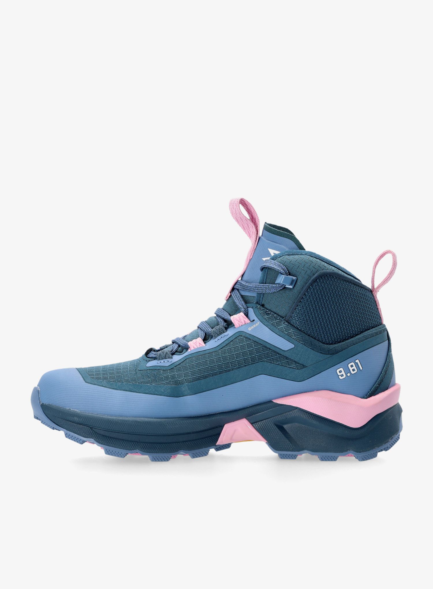 Turistické boty dámské Garmont 9.81 Engage Mid GTX - corsair blue/lavender rose