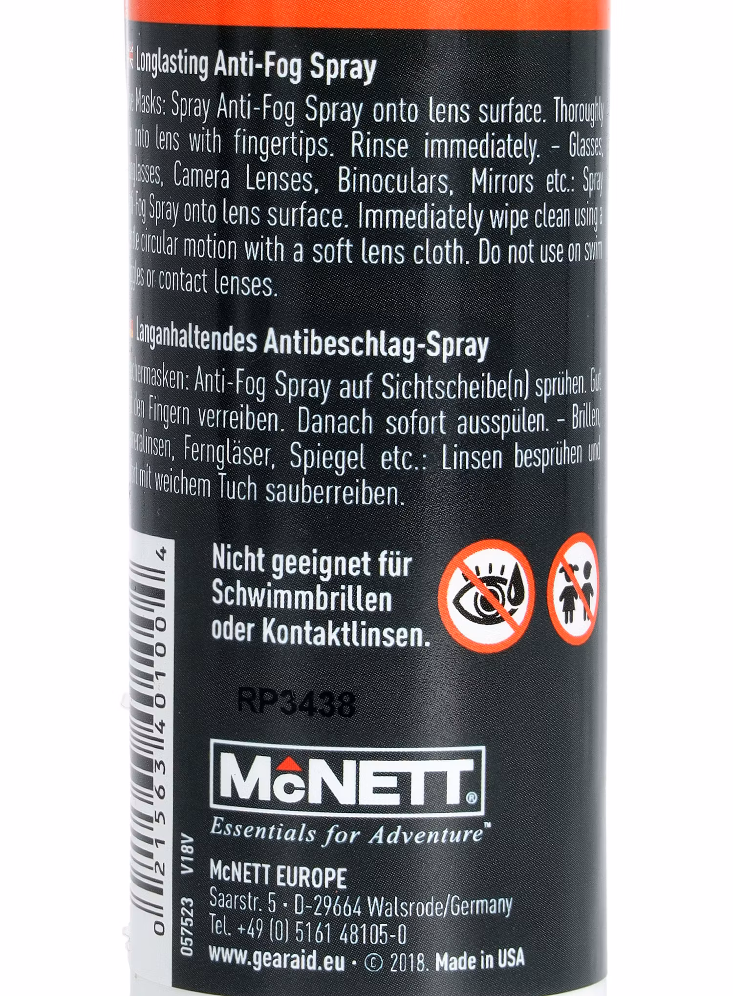 Sprej na brýle Gear Aid Anti-Fog Spray