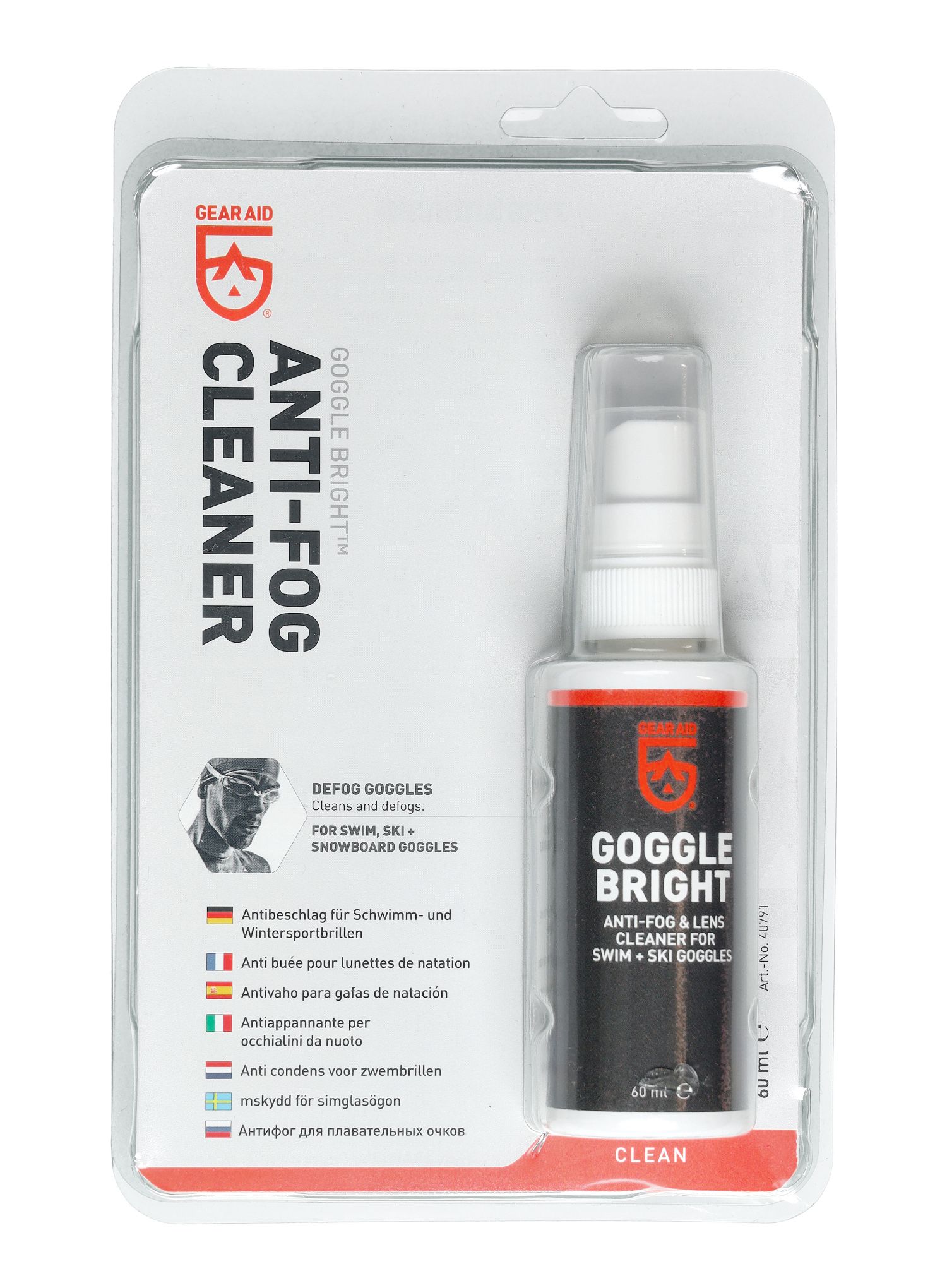 Sprej na brýle Gear Aid Goggle Bright Anti-Fog Cleaner