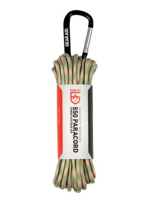 Lanko Gear Aid Heavy-Duty 550 Paracord 9 m - sage/tan