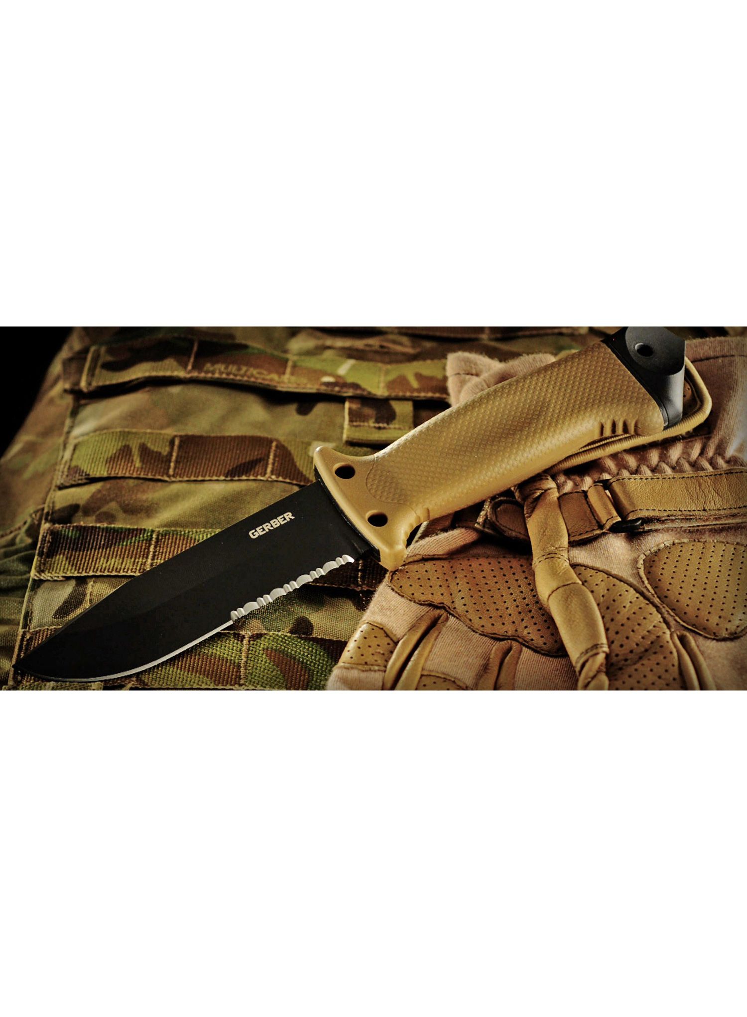 Turistický nůž Gerber LMF II Infantry - coyote brown