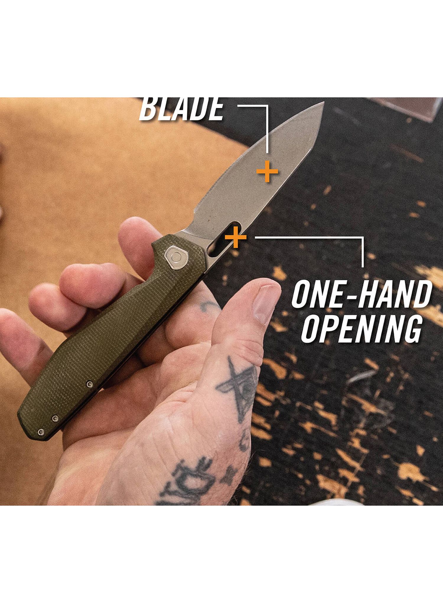 Skládací nůž Gerber Slimsada D2 - olive