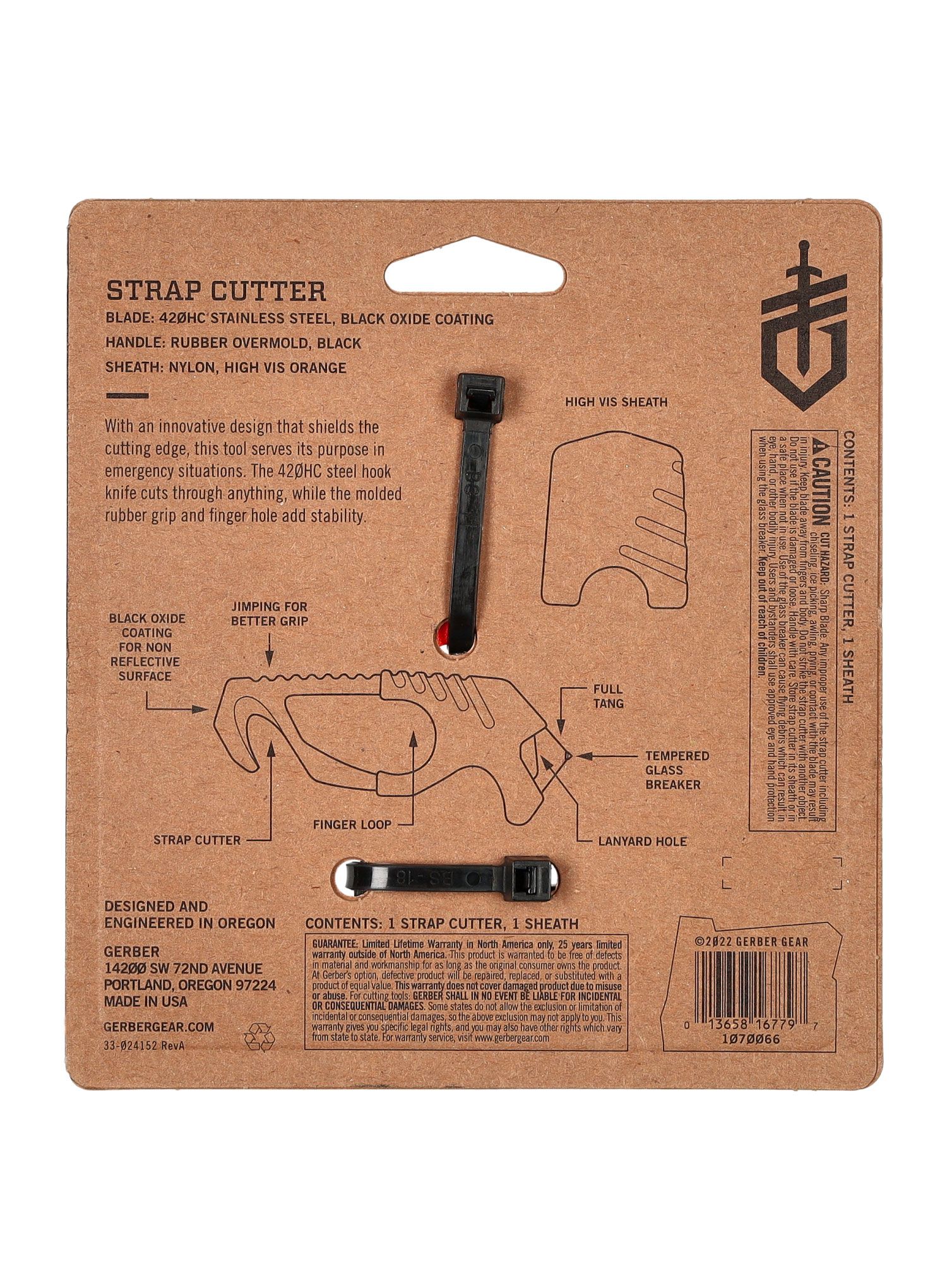 Multitool Gerber Strap Cutter 2.0