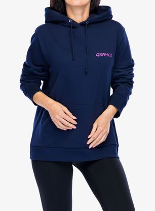 Mikina s kapucí Gramicci Carabiner Hooded Sweatshirt - navy
