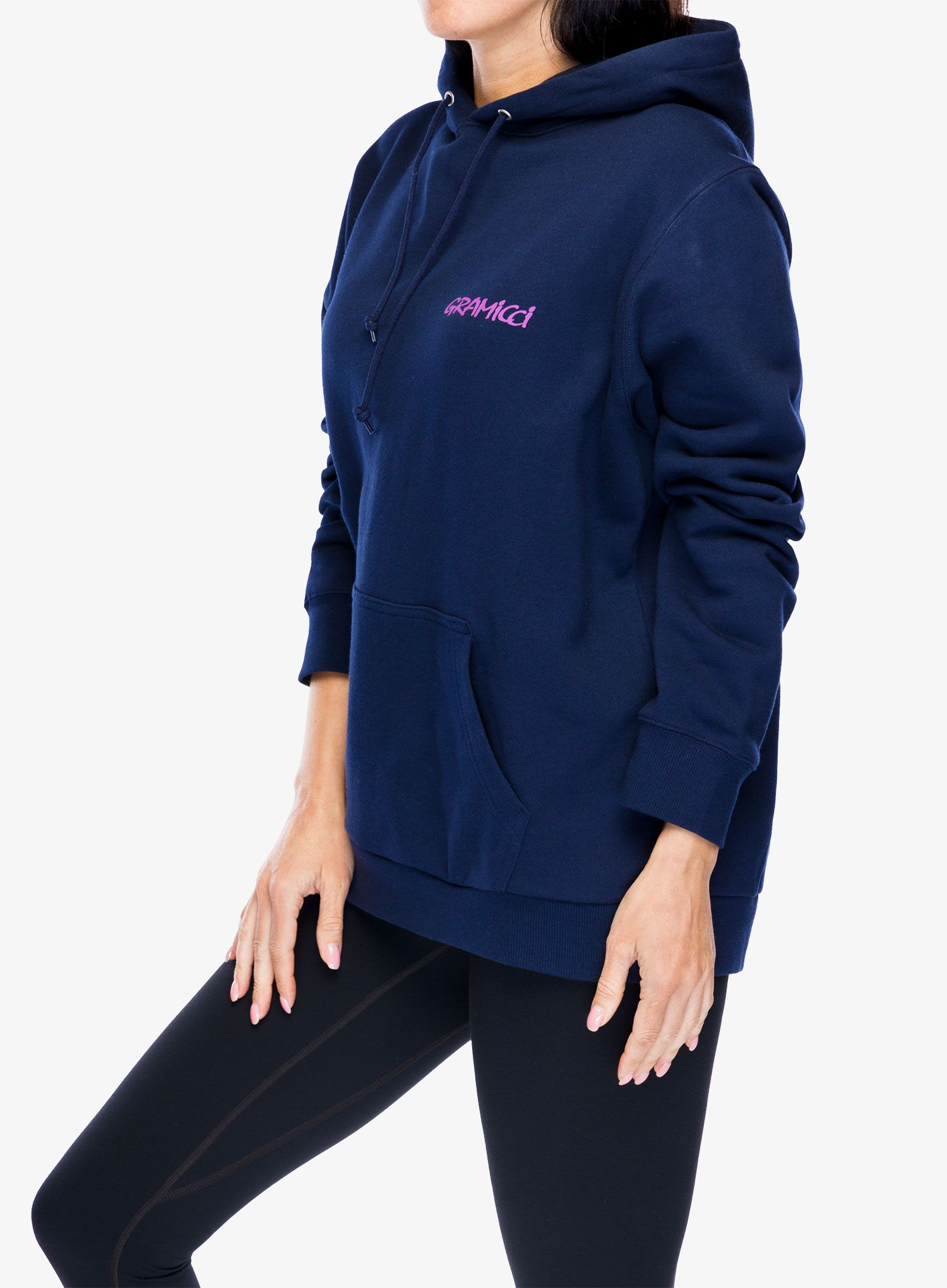 Mikina s kapucí Gramicci Carabiner Hooded Sweatshirt - navy