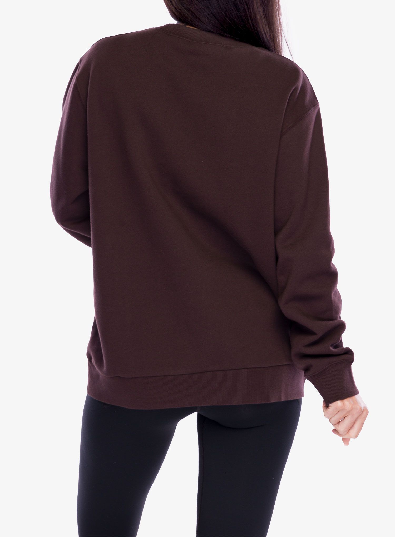 Mikina bez kapuce Gramicci I Climb Stuff Sweatshirt - deep brown