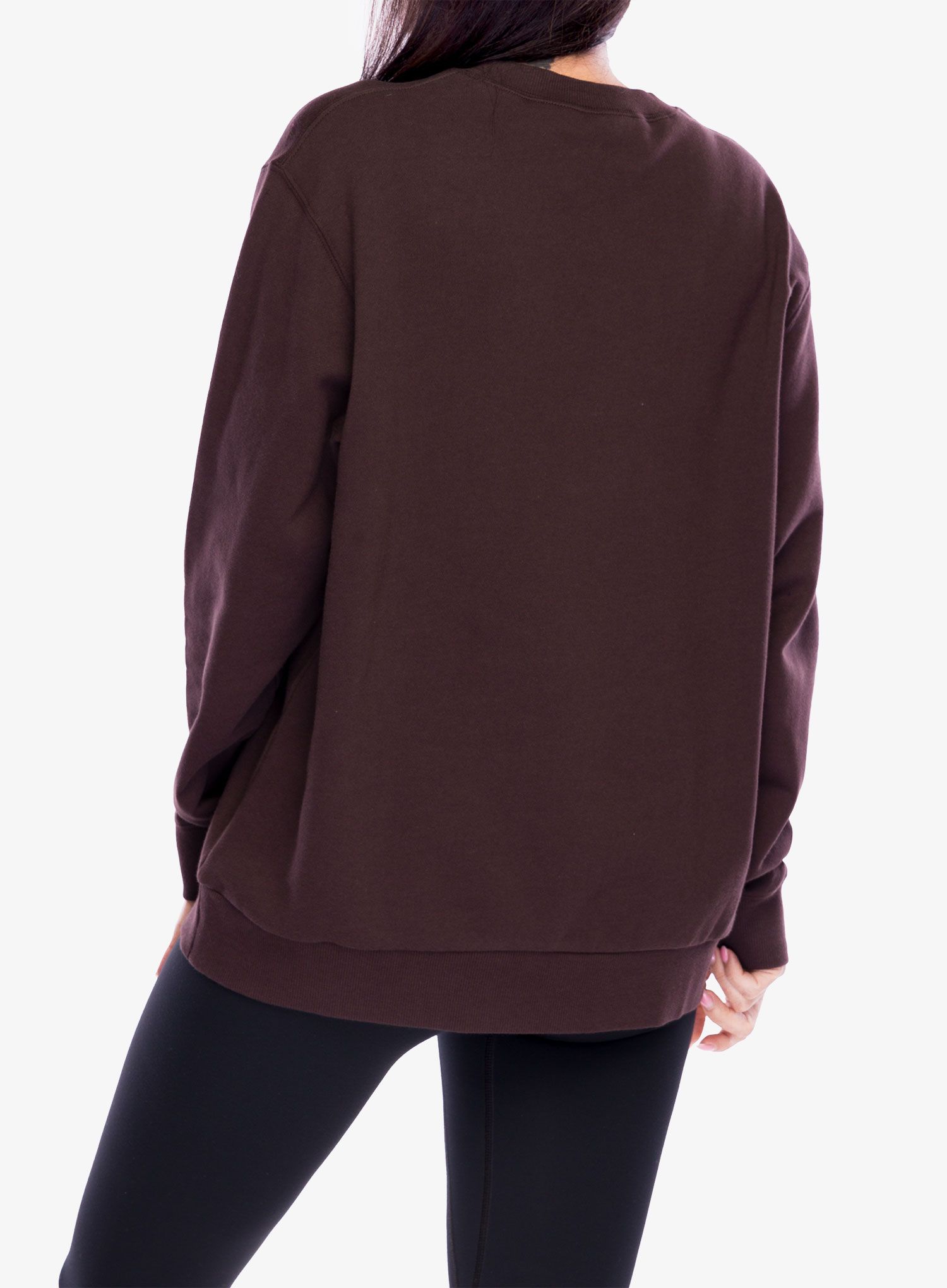 Mikina bez kapuce Gramicci I Climb Stuff Sweatshirt - deep brown