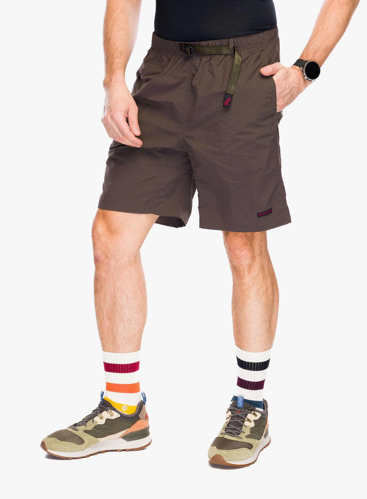 Pánské kraťasy Gramicci Nylon Packable G-Short - dark brown