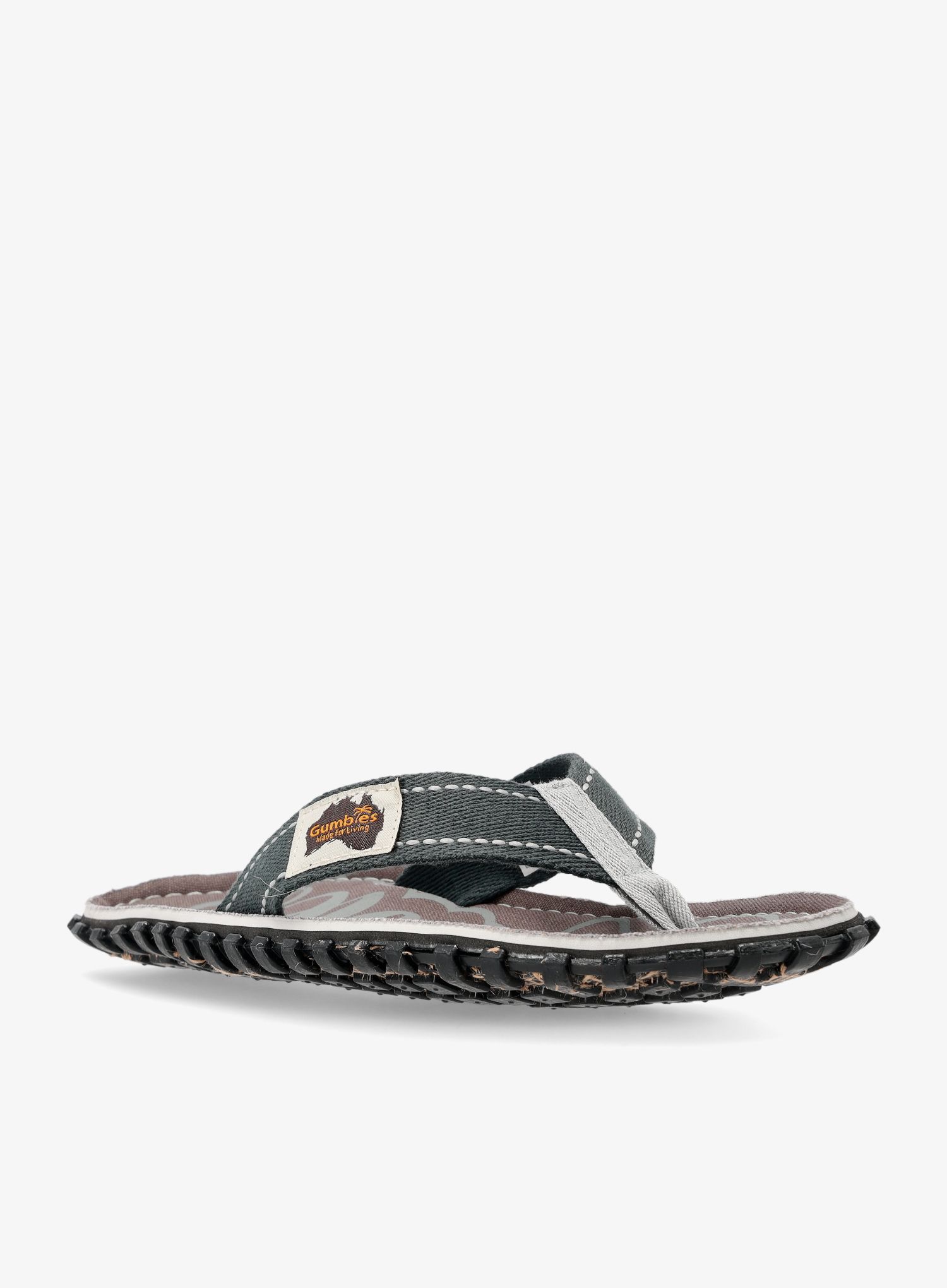 Žabky Gumbies Islander Canvas Flip-Flops - cool grey/grey