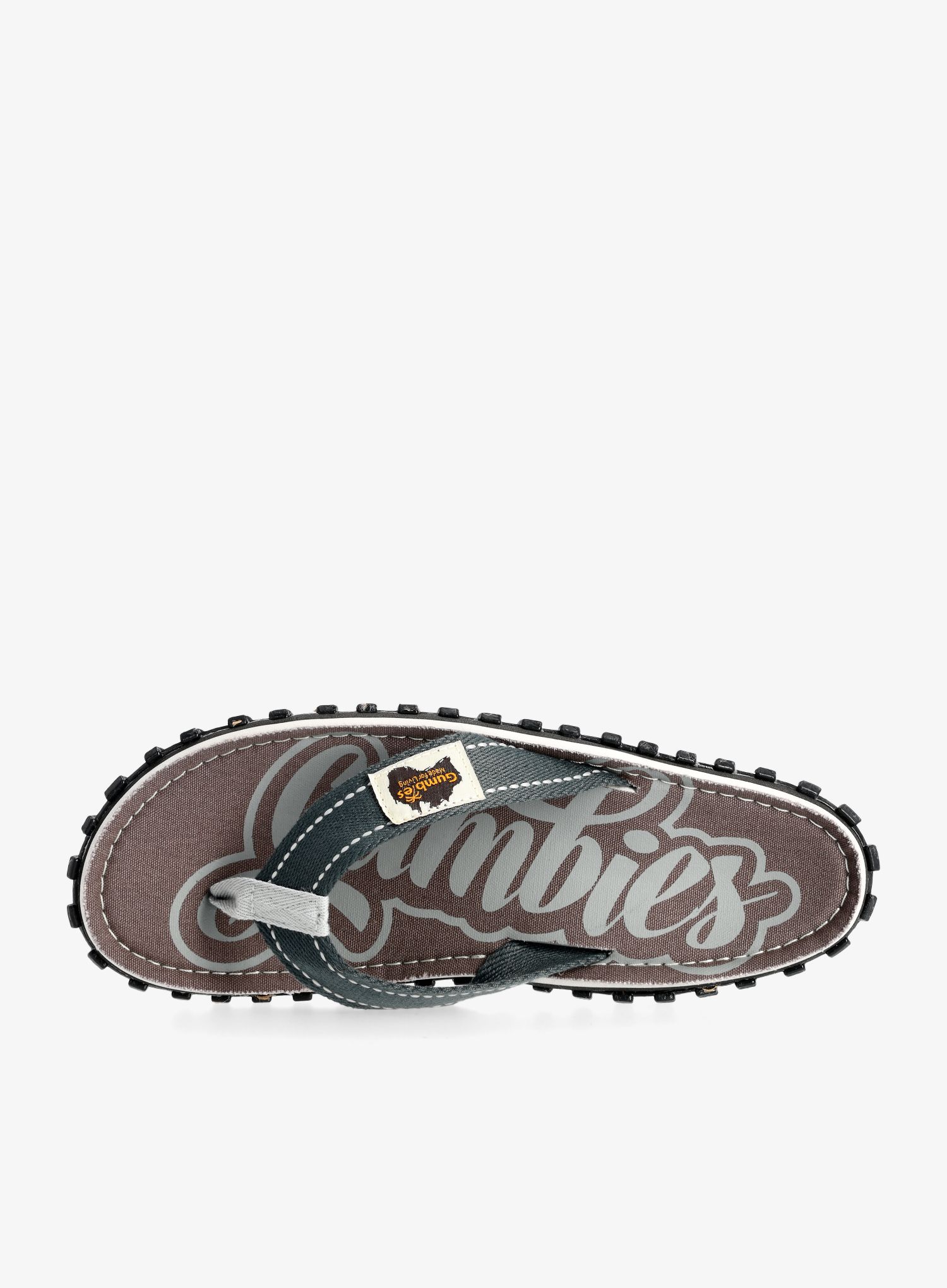 Žabky Gumbies Islander Canvas Flip-Flops - cool grey/grey