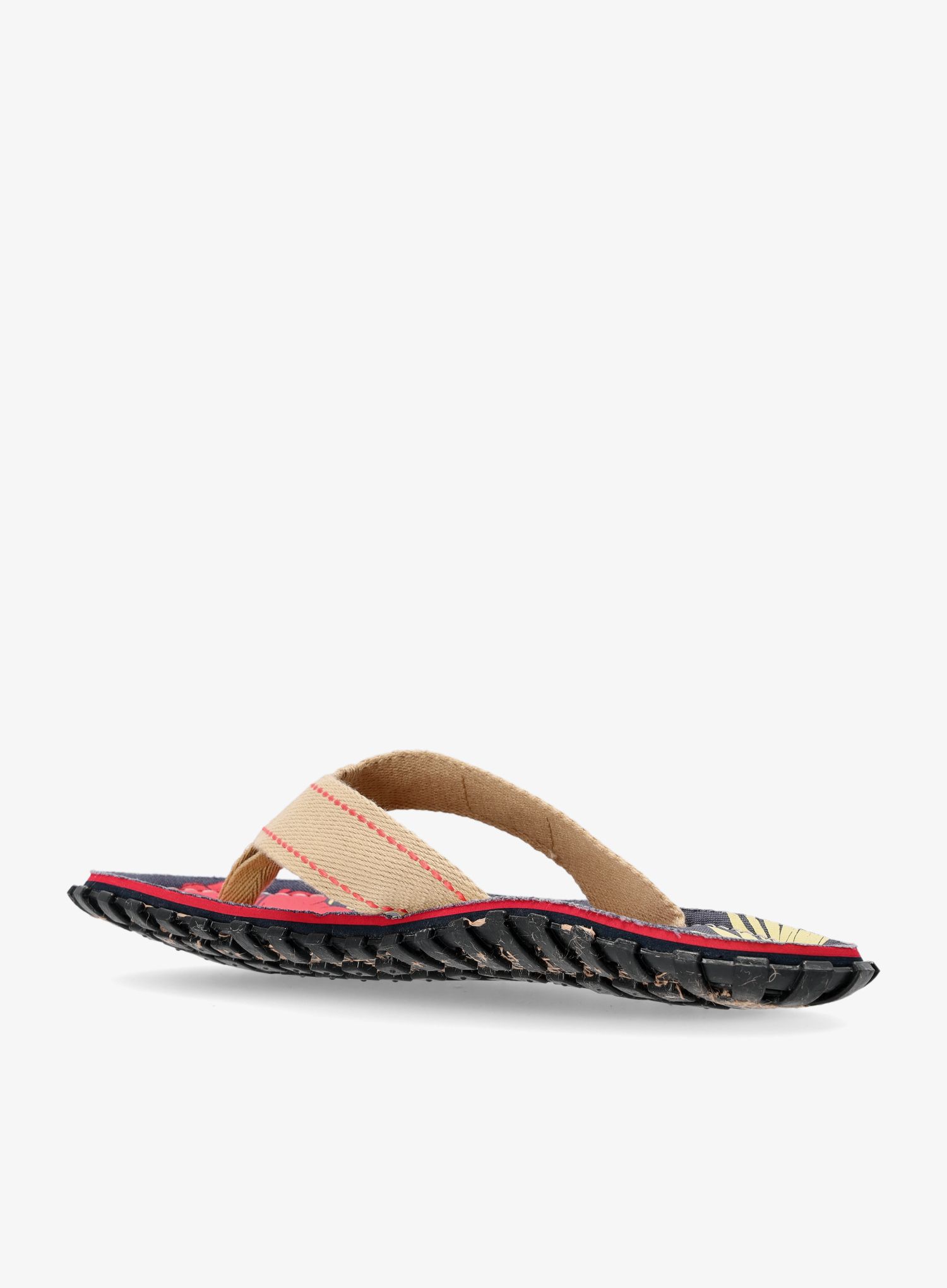 Žabky Gumbies Islander Canvas Flip-Flops - denim hibiscus
