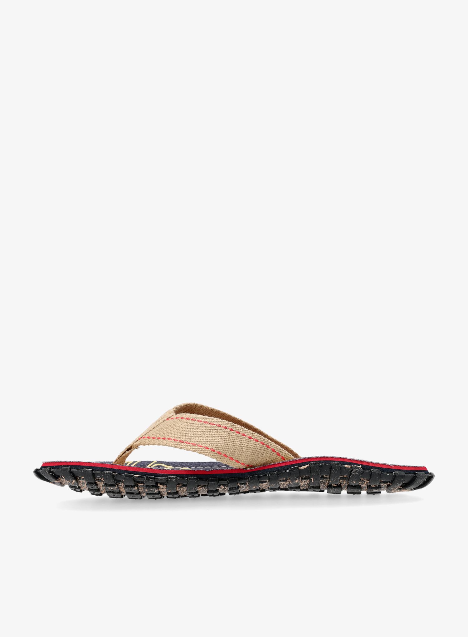 Žabky Gumbies Islander Canvas Flip-Flops - denim hibiscus