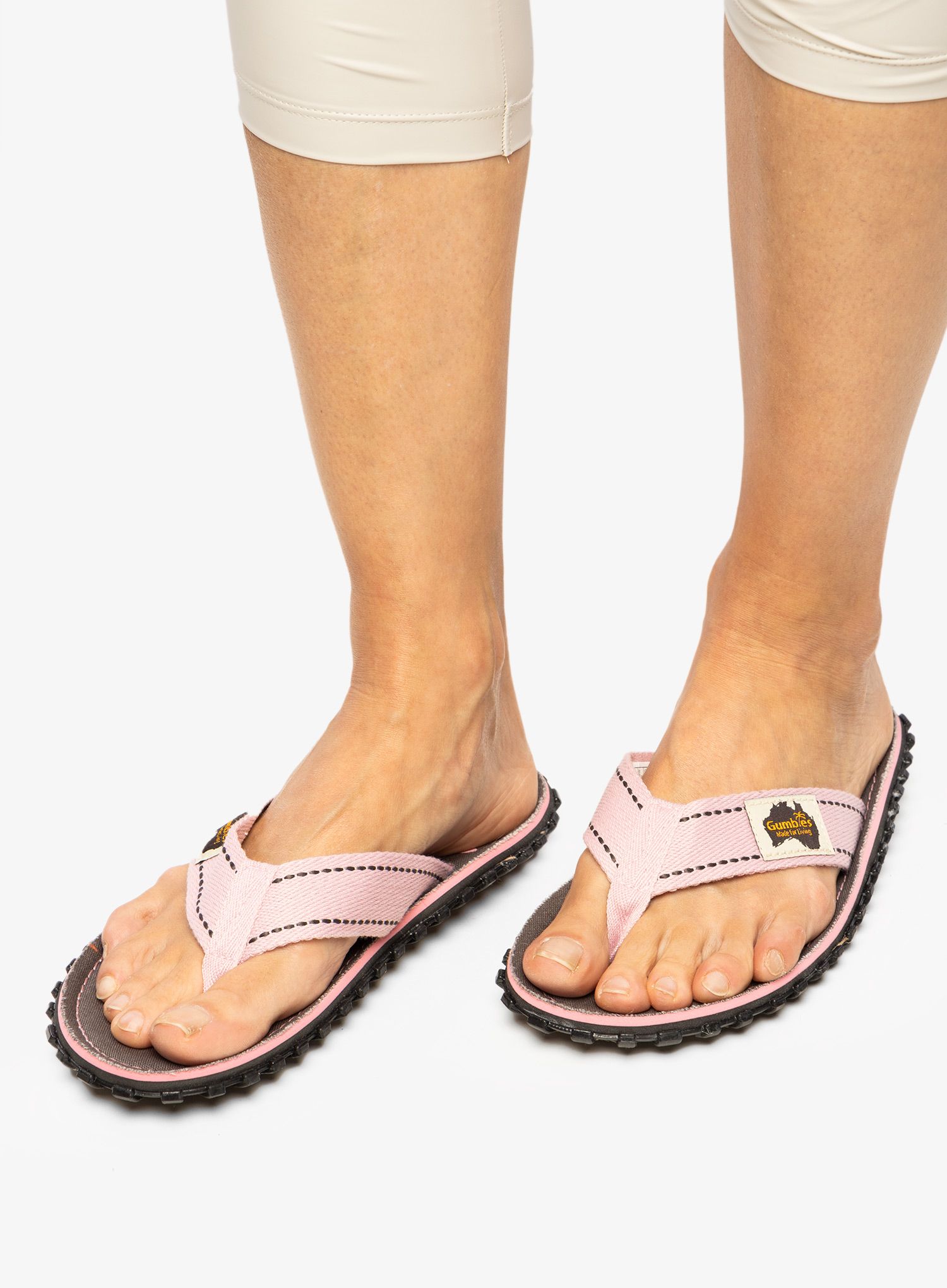 Žabky Gumbies Islander Canvas Flip-Flops - grey turtle