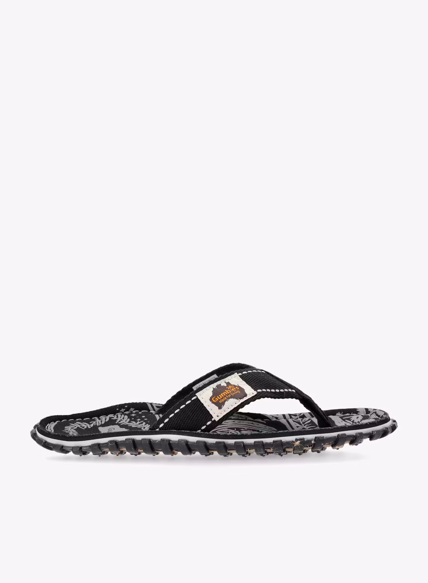 Žabky Gumbies Islander Canvas Flip-Flops - midnight black