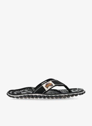 Žabky Gumbies Islander Canvas Flip-Flops - midnight black