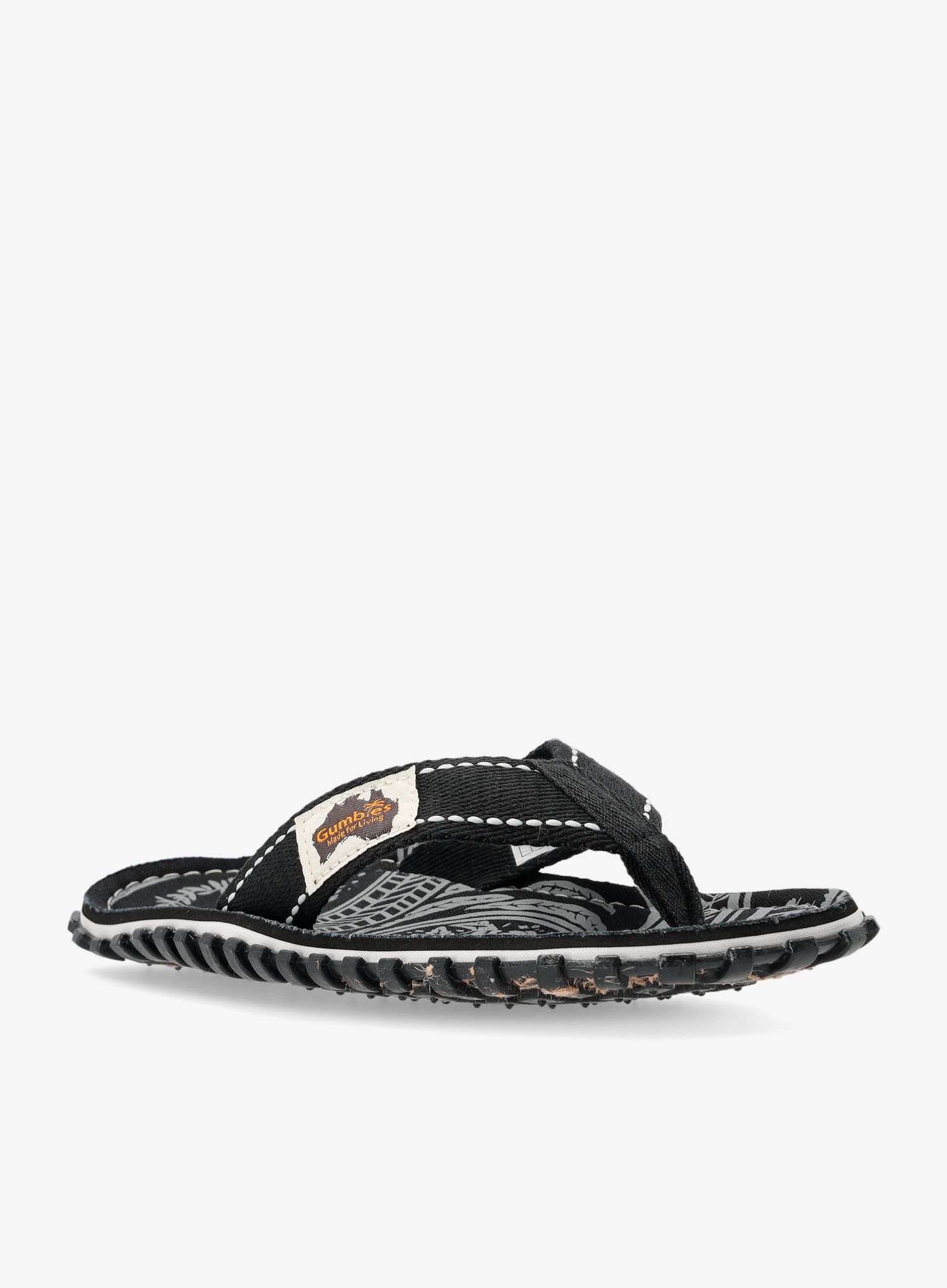 Žabky Gumbies Islander Canvas Flip-Flops - midnight black