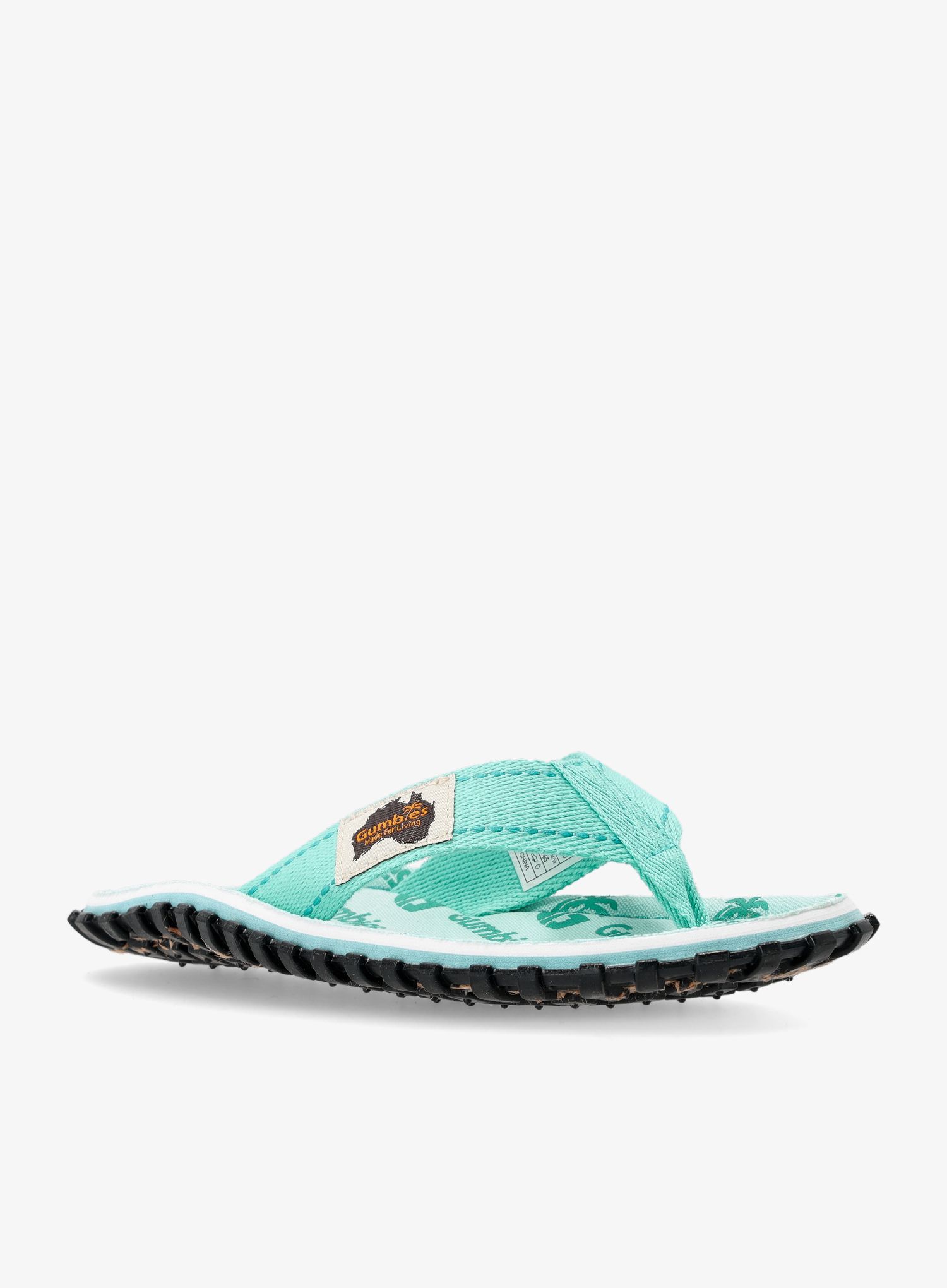 Žabky dámské Gumbies Islander Canvas Flip-Flops - mint multi logo