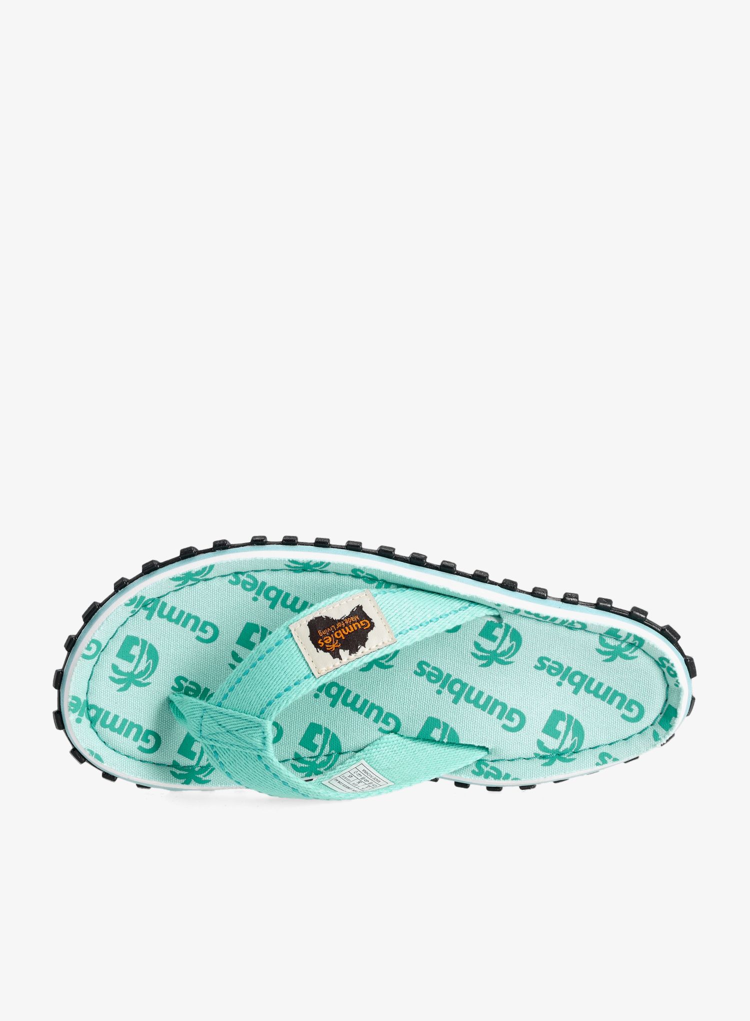 Žabky dámské Gumbies Islander Canvas Flip-Flops - mint multi logo