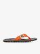 Žabky Gumbies Islander Canvas Flip-Flops - orange hibiscus