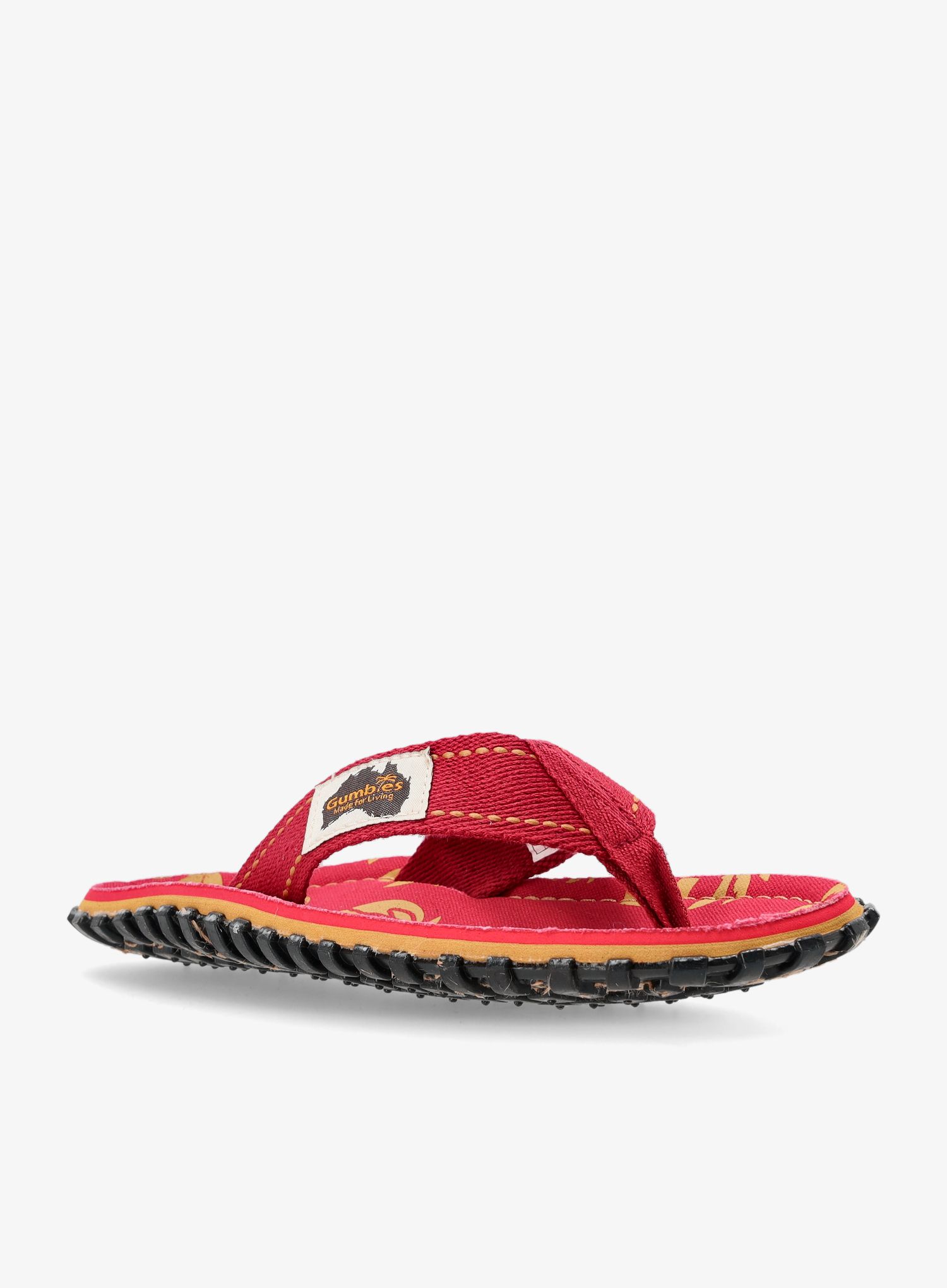 Žabky Gumbies Islander Canvas Flip-Flops - red mutli g