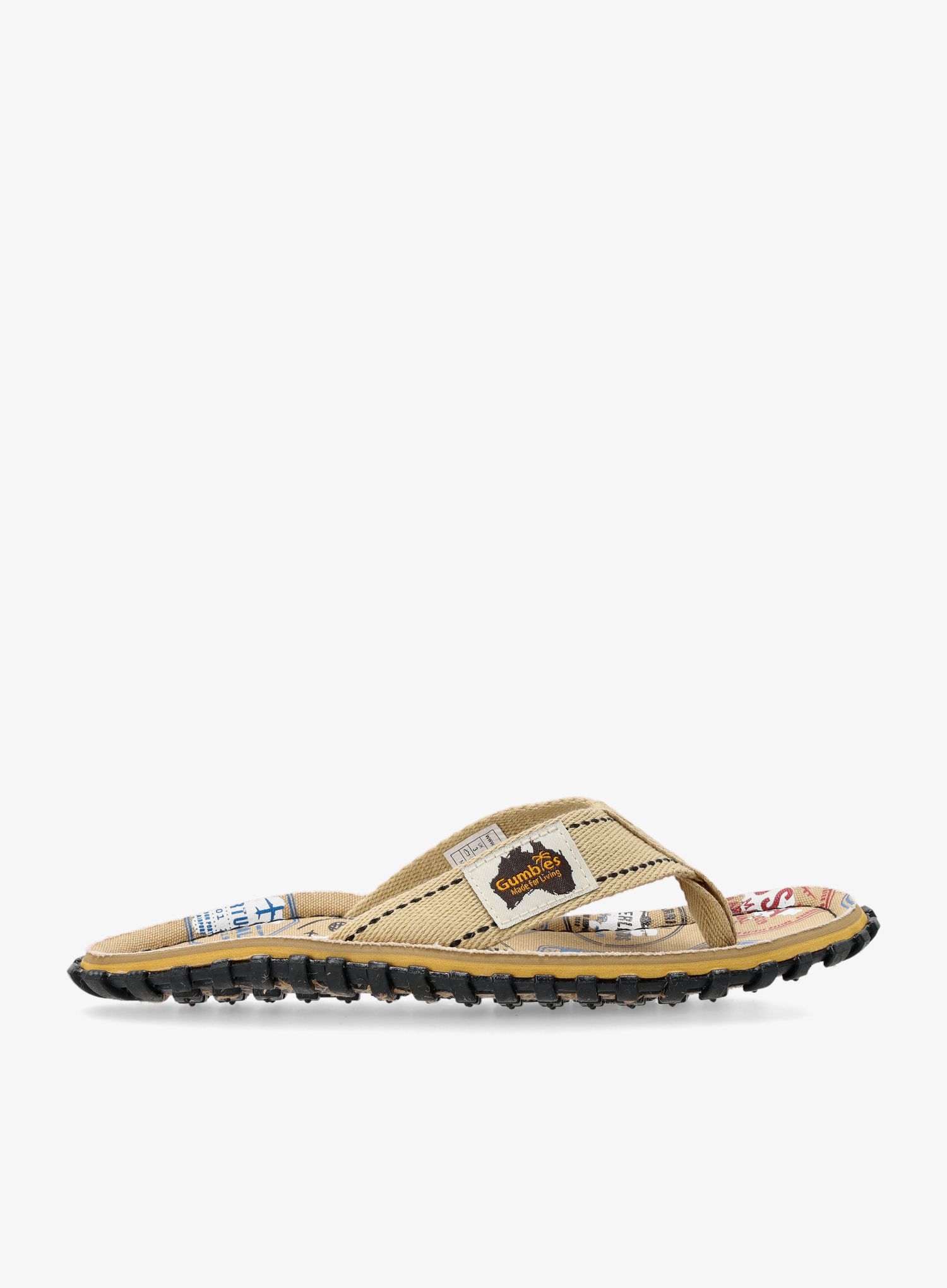 Žabky Gumbies Islander Canvas Flip-Flops - traveller