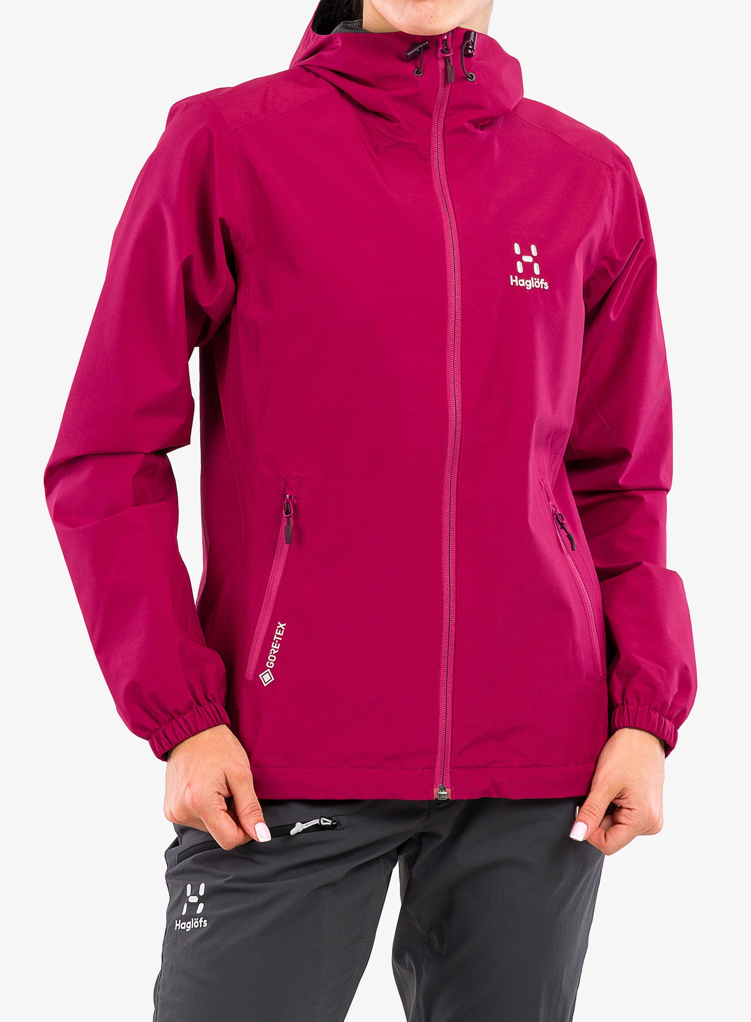 GORE TEX bunda dámská Haglofs Betula GTX Jacket - deep pink