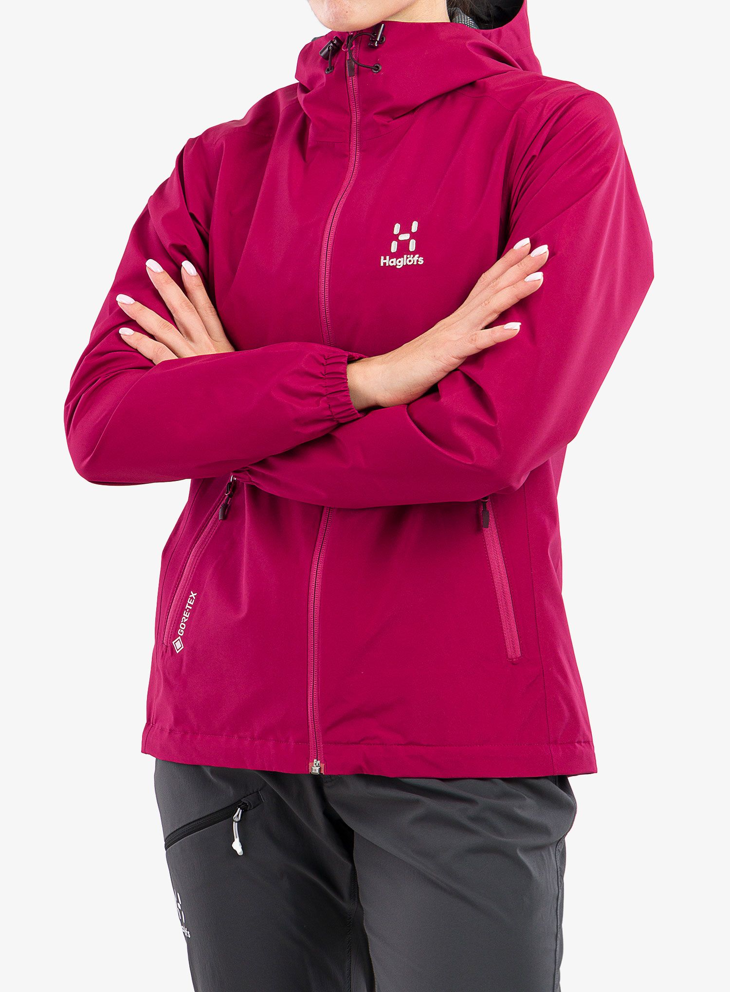 GORE TEX bunda dámská Haglofs Betula GTX Jacket - deep pink