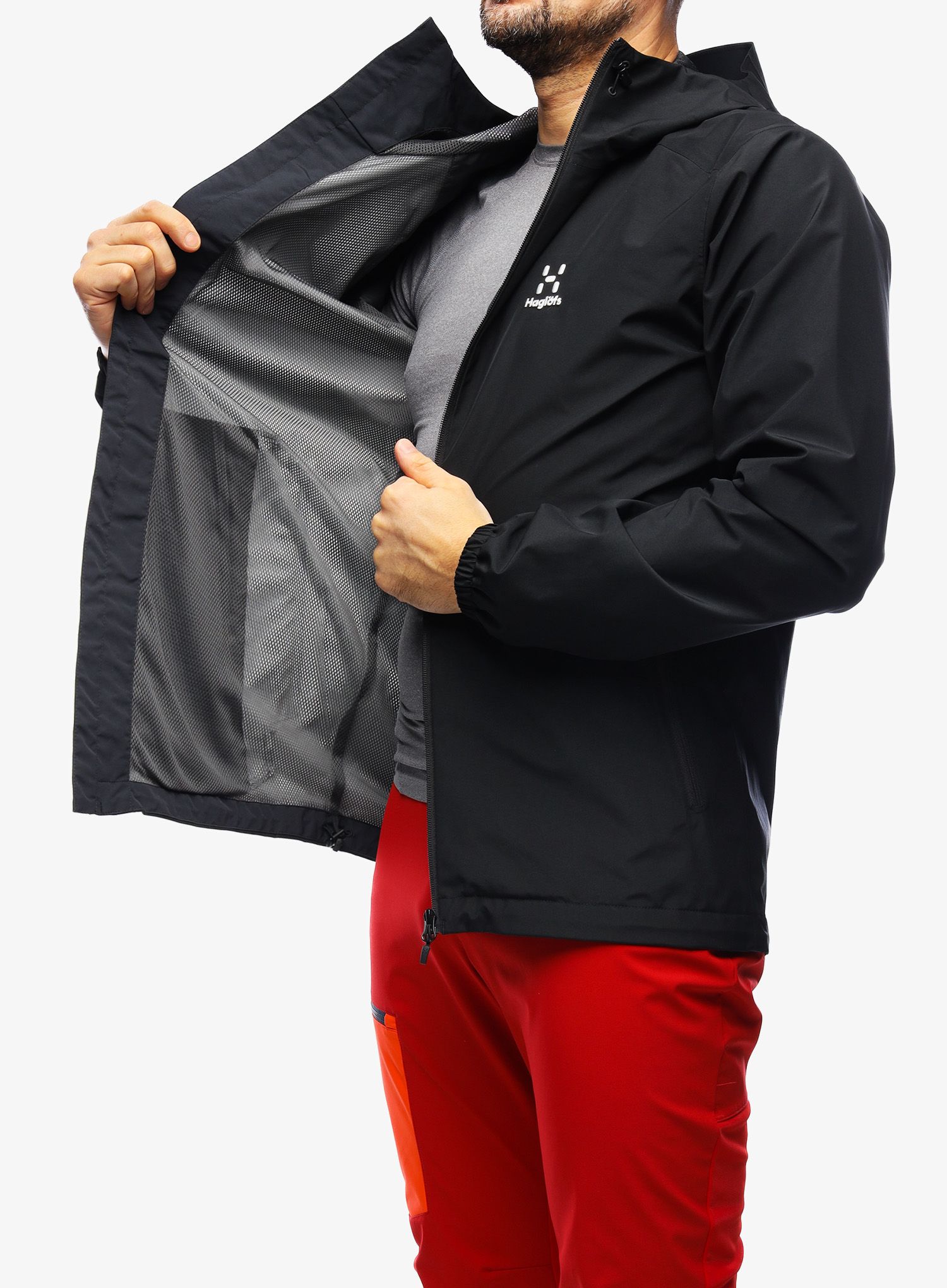 GORE-TEX bunda Haglofs Betula GTX Jacket - true black