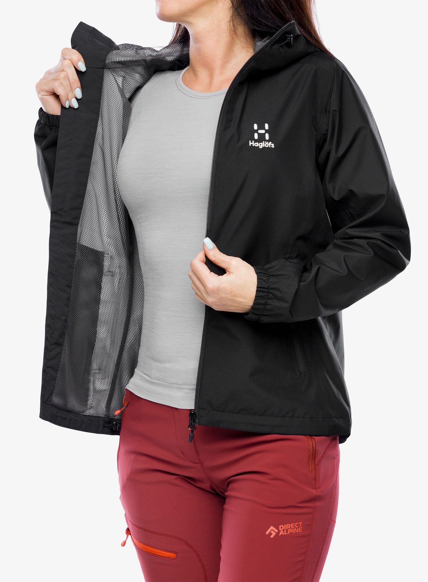 GORE TEX bunda dámská Haglofs Betula GTX Jacket - true black