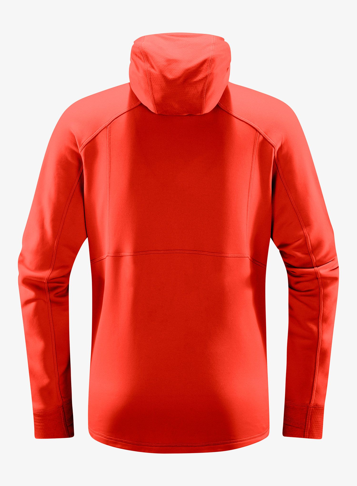 Fleece mikina Haglofs Betula Hood - habanero