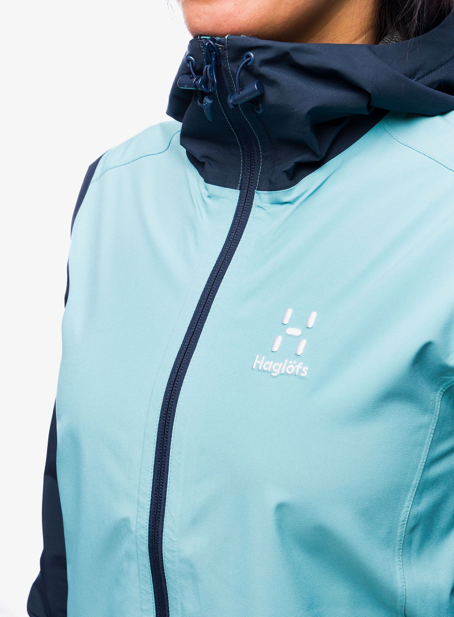 Dámská nepromokavá bunda s membránou Haglofs Buteo Jacket - blue/blue