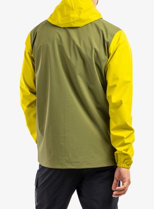 Bunda do deště Haglofs Buteo Jacket - olive green/aurora