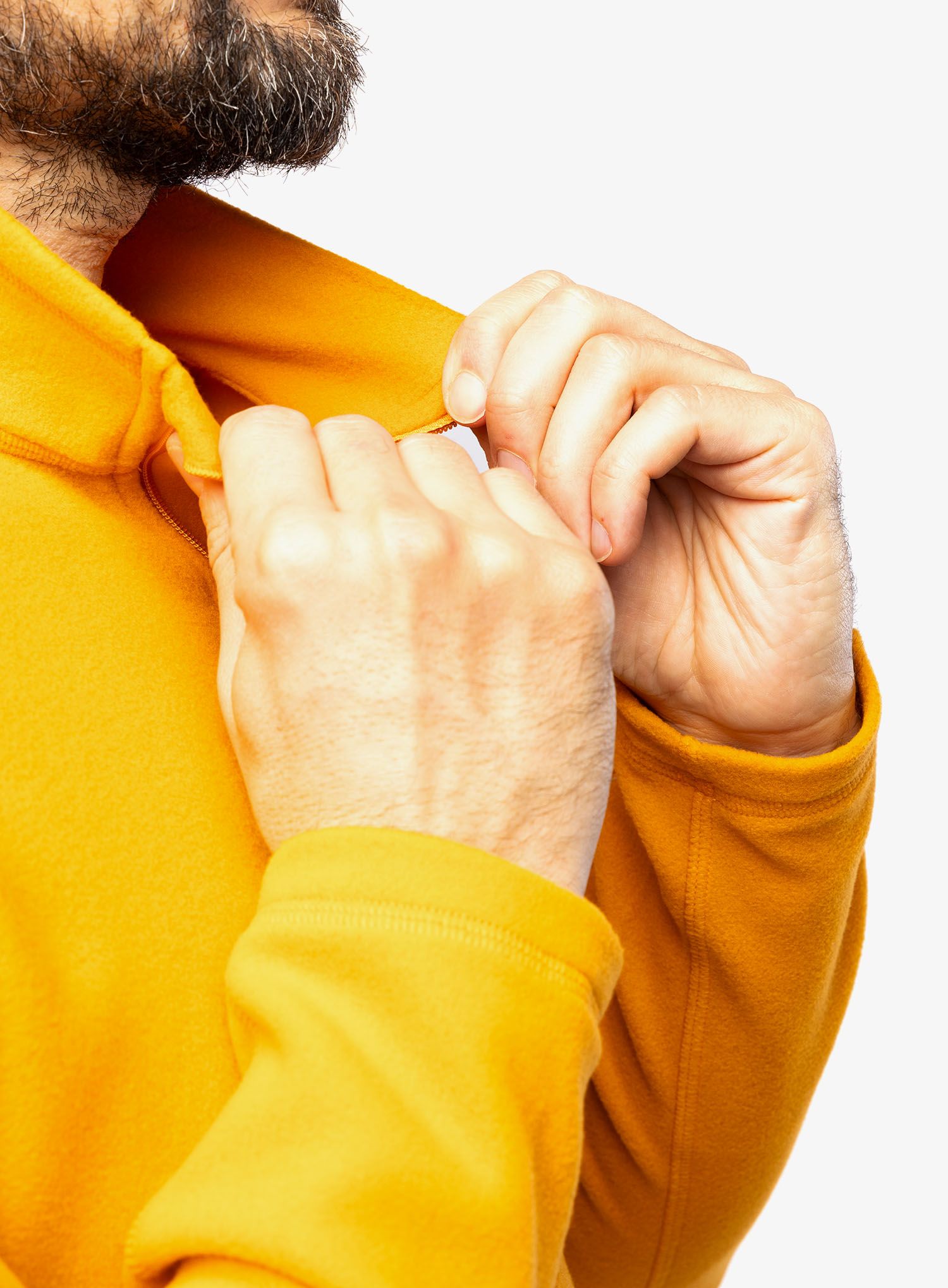 Fleece mikina Haglofs Buteo Mid Jacket - desert yellow