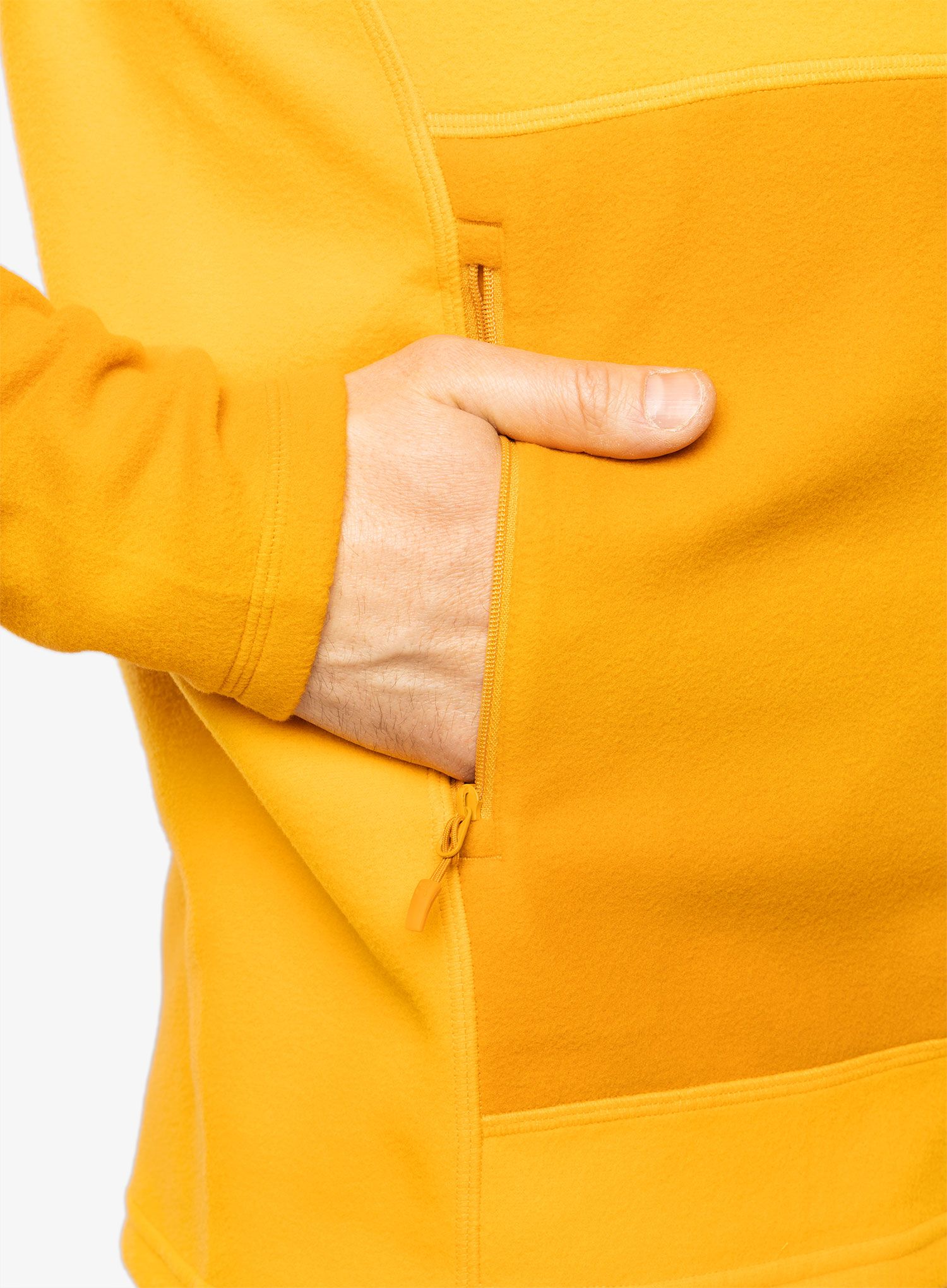 Fleece mikina Haglofs Buteo Mid Jacket - desert yellow/sunny yellow