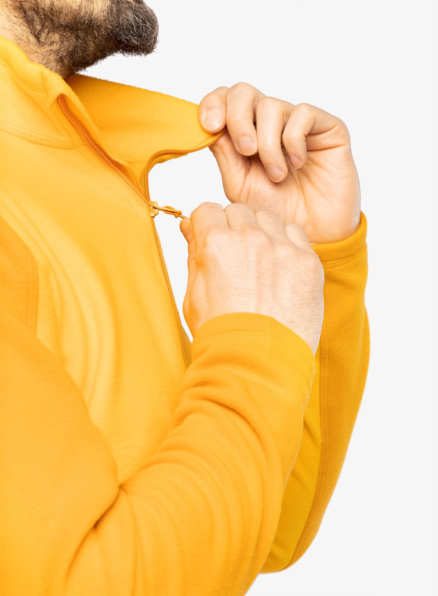 Fleece mikina Haglofs Buteo Mid Jacket - desert yellow/sunny yellow