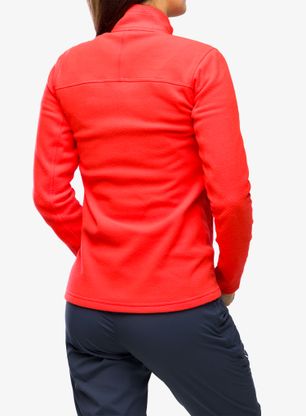 Fleece mikina dámská Haglofs Buteo Mid Jacket - poppy red