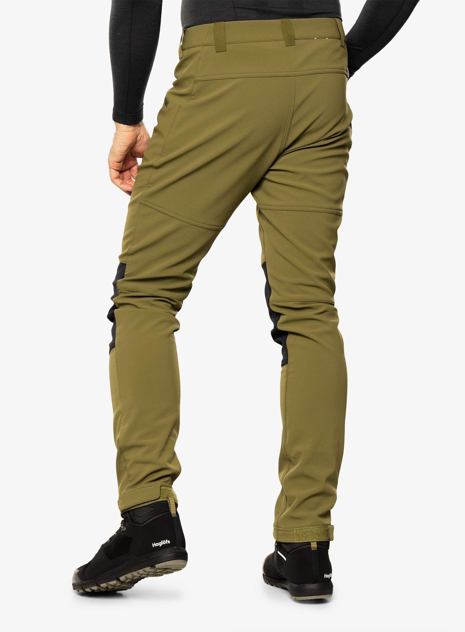 Softshell kalhoty Haglofs Chilly Softshell Pant - olive green/true black