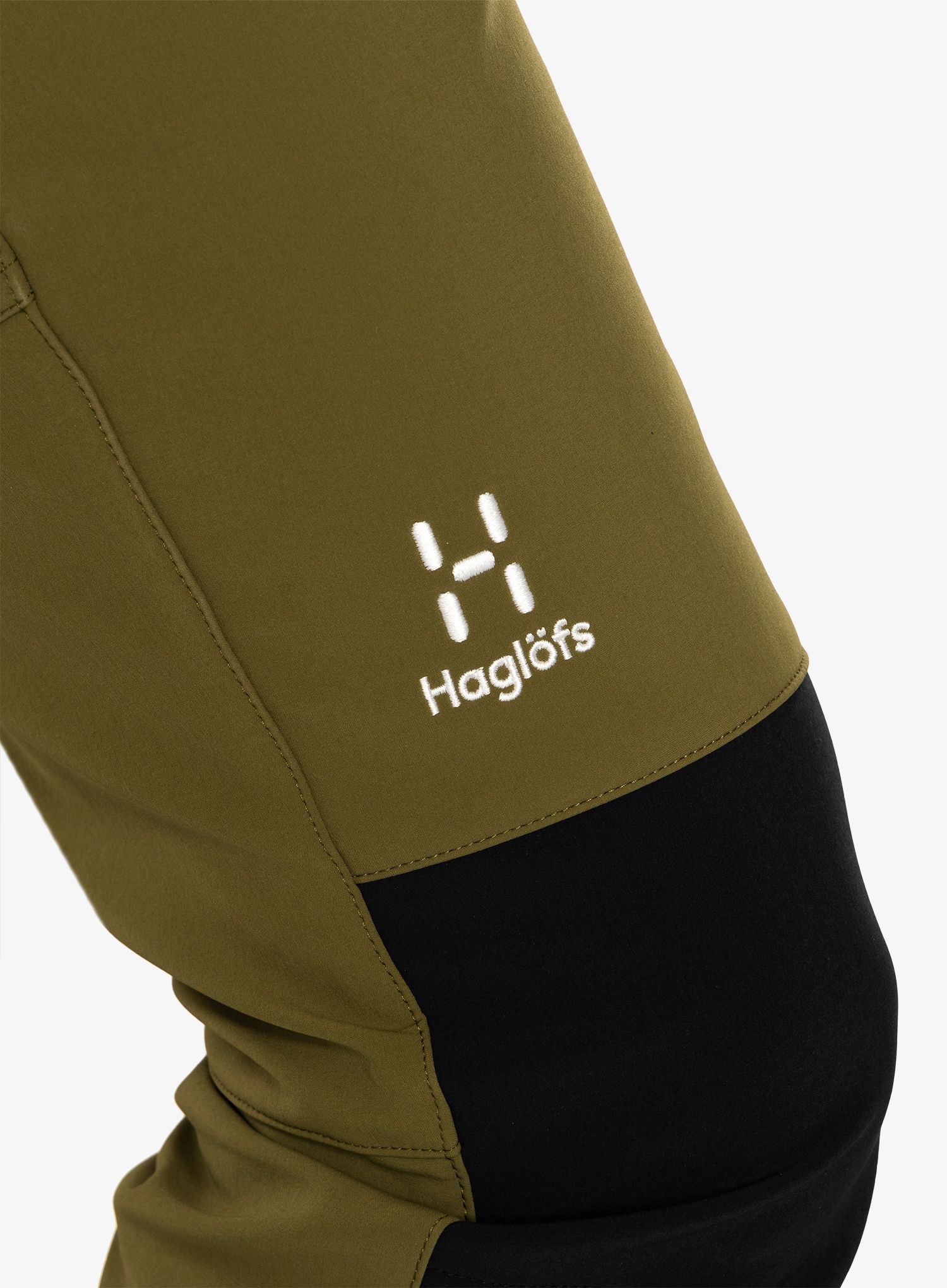 Softshell kalhoty Haglofs Chilly Softshell Pant - olive green/true black