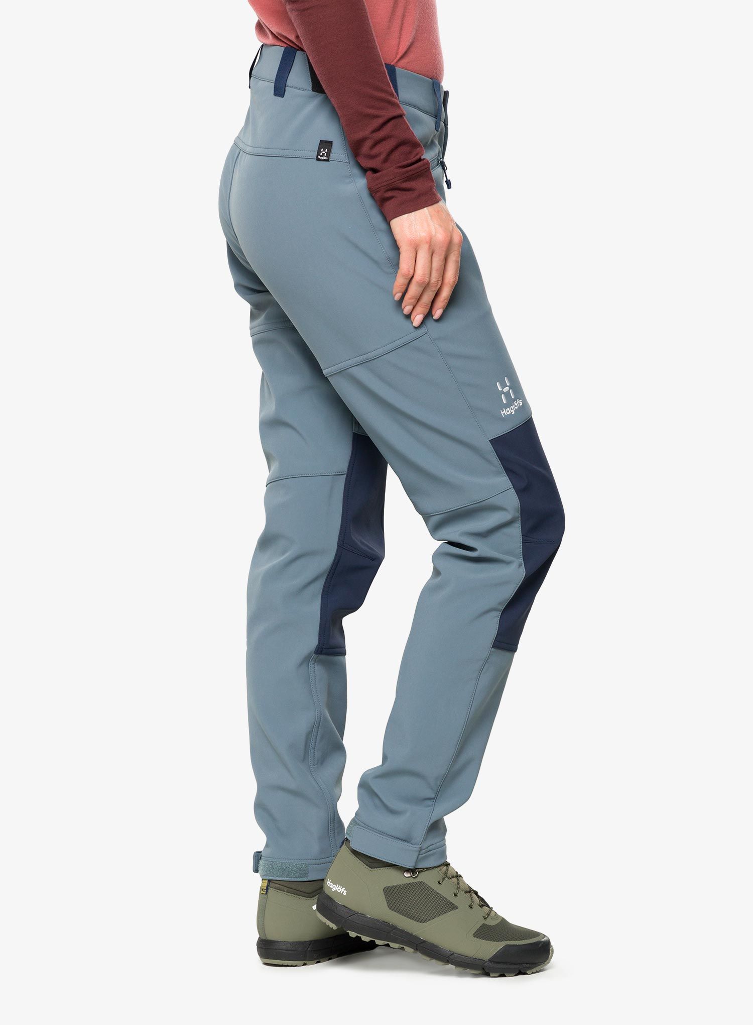 Softshellové kalhoty dámské Haglofs Chilly Softshell Pant - steel blue/tarn blue