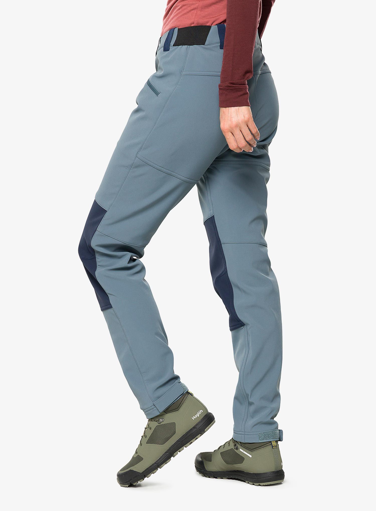 Softshellové kalhoty dámské Haglofs Chilly Softshell Pant - steel blue/tarn blue