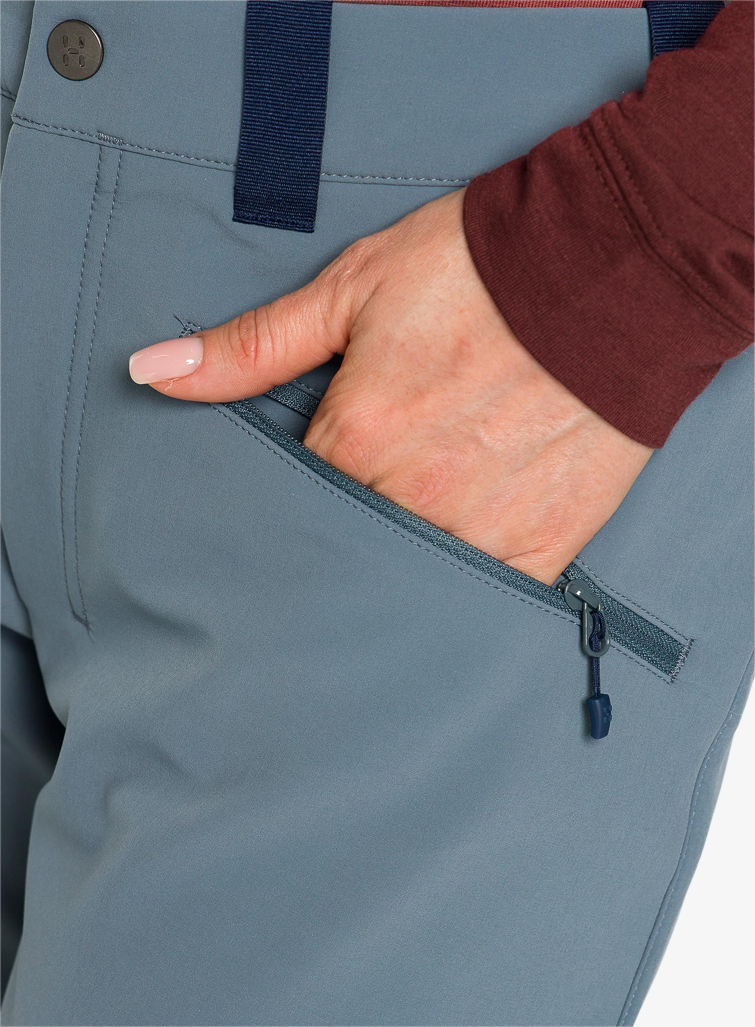 Softshellové kalhoty dámské Haglofs Chilly Softshell Pant - steel blue/tarn blue